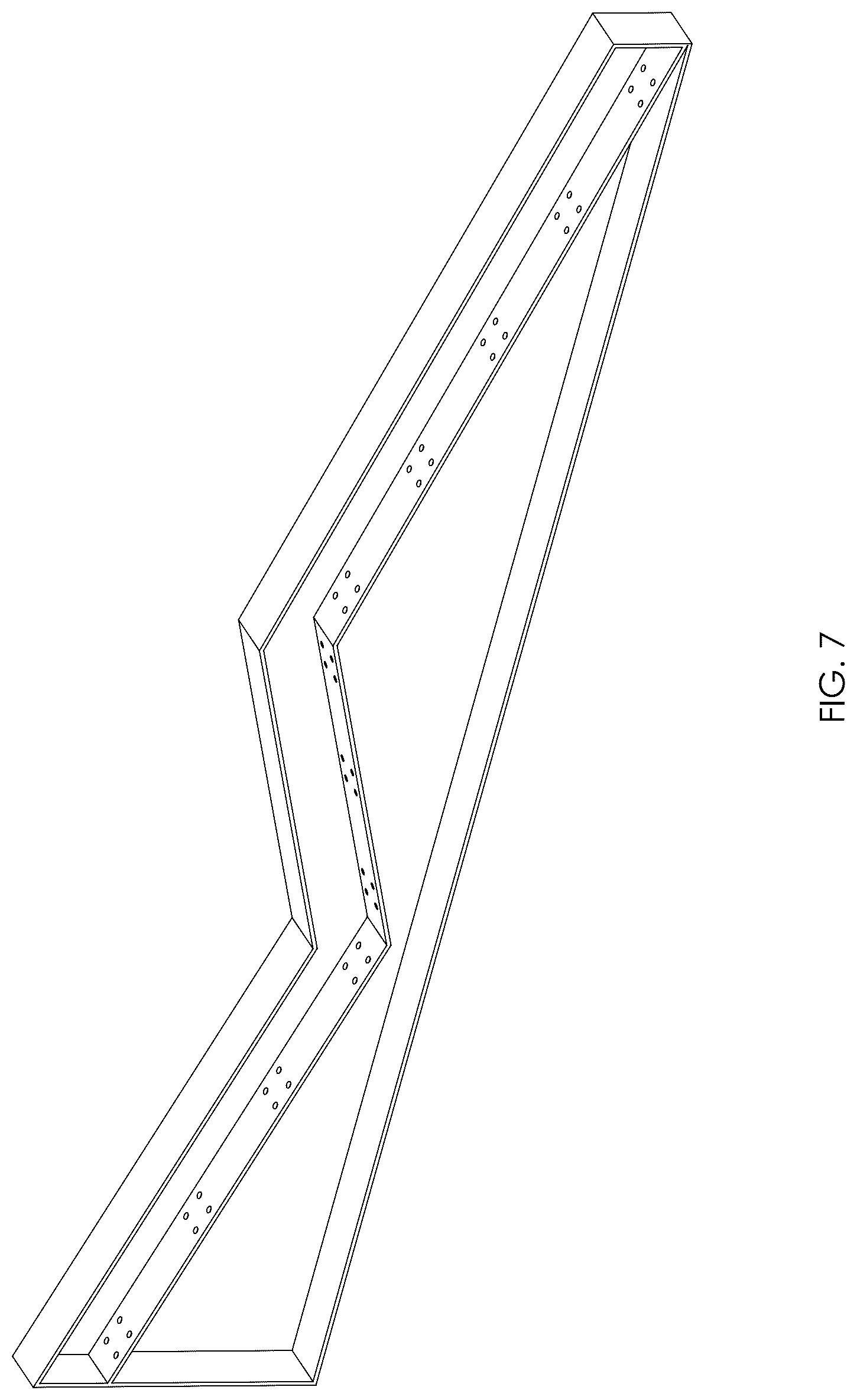 Patent USD1043212 Figure 7 – Side frame for modular furniture