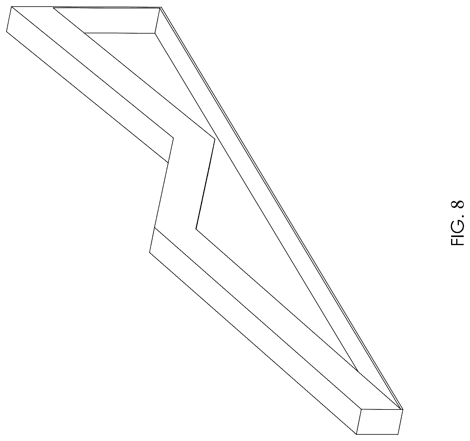 Patent USD1043212 Figure 8 – Side frame for modular furniture