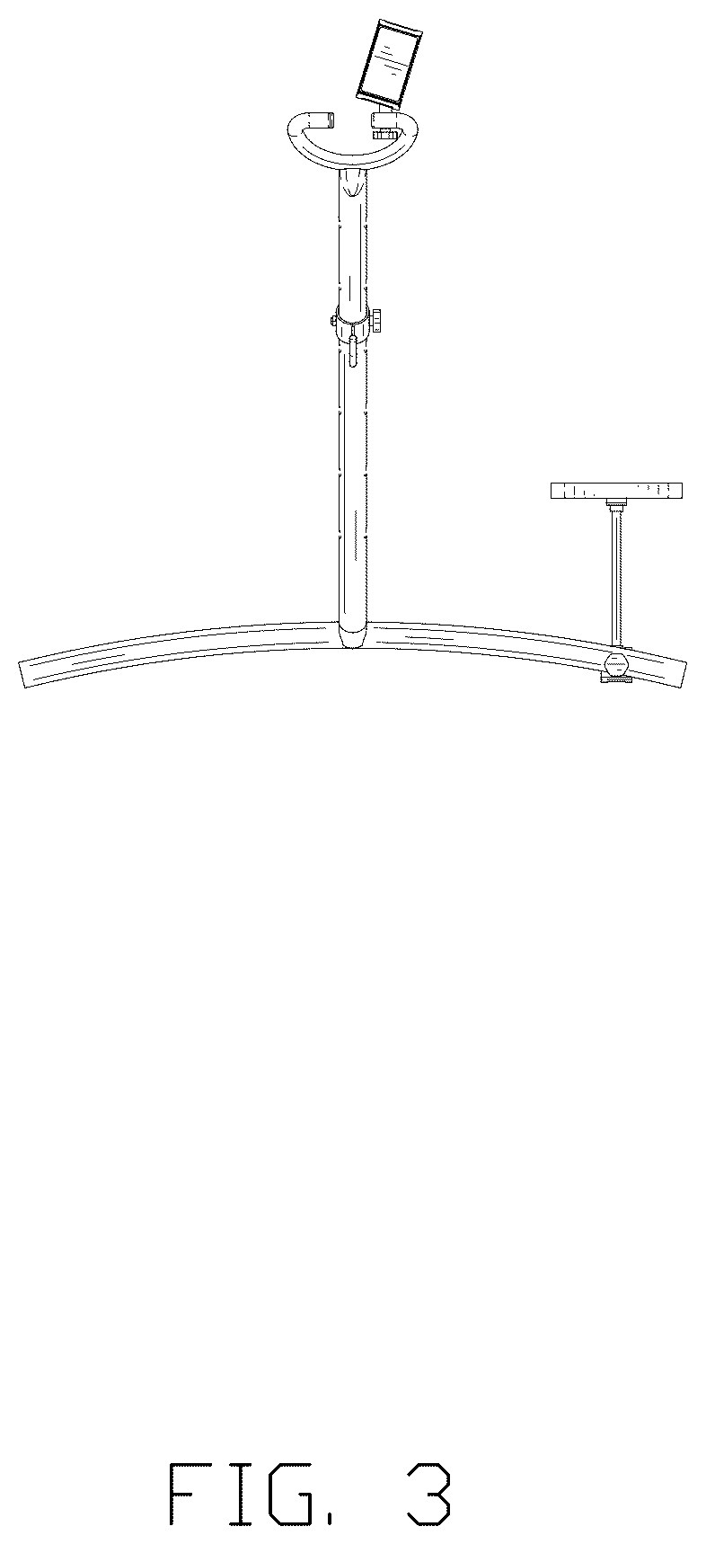 Patent USD1043215 Figure 3 – Hammock stand