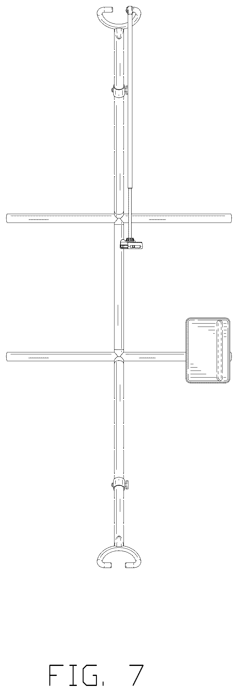 Patent USD1043215 Figure 7 – Hammock stand