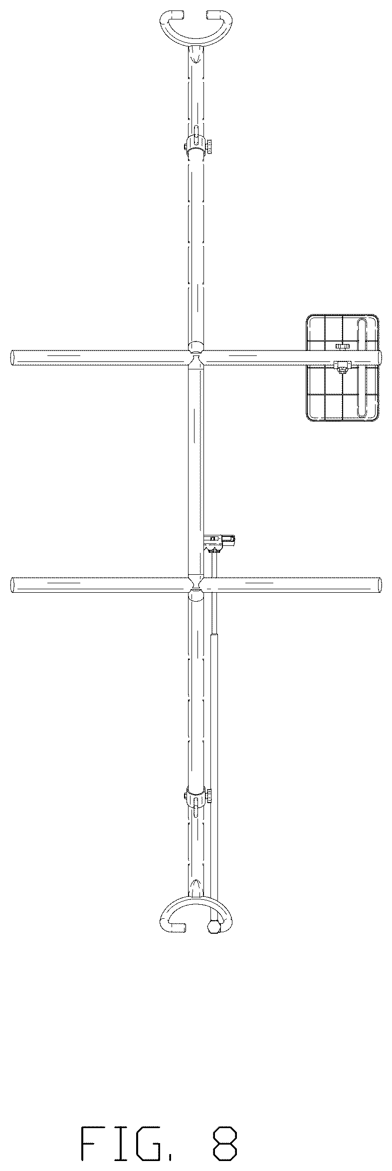 Patent USD1043215 Figure 8 – Hammock stand