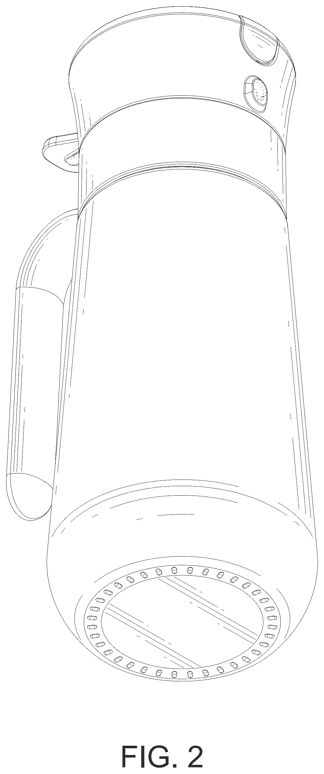 Patent USD1043217 Figure 2 – Oil dispenser bottle