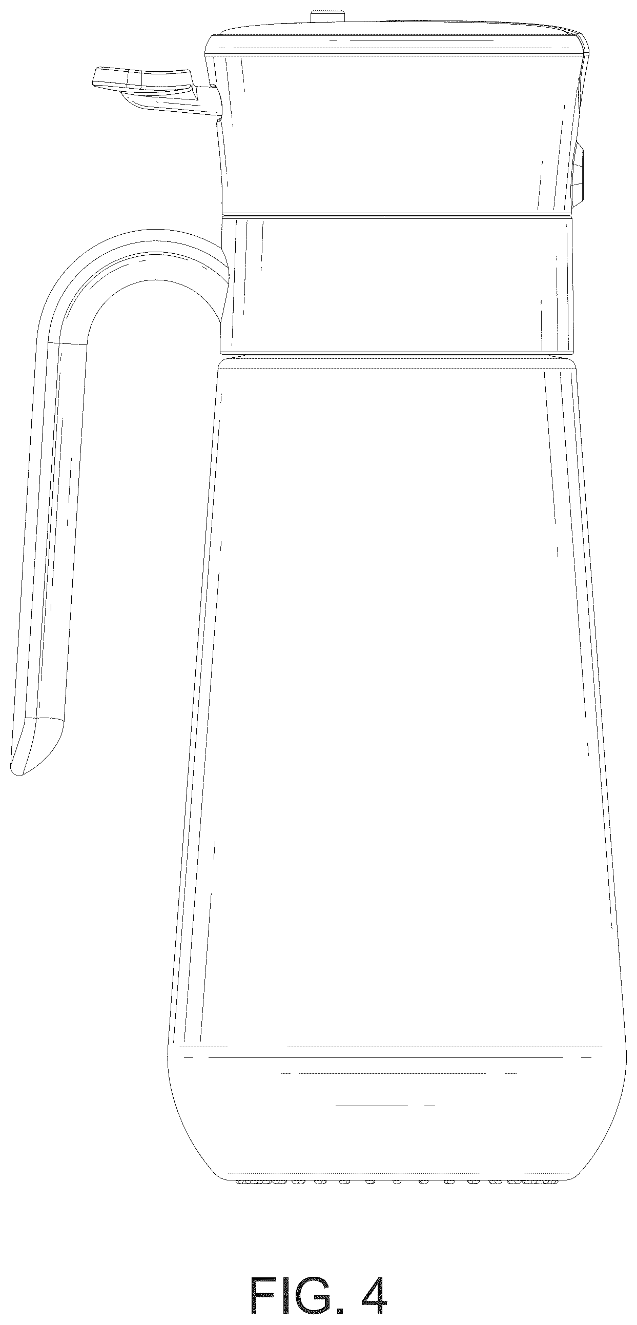 Patent USD1043217 Figure 4 – Oil dispenser bottle