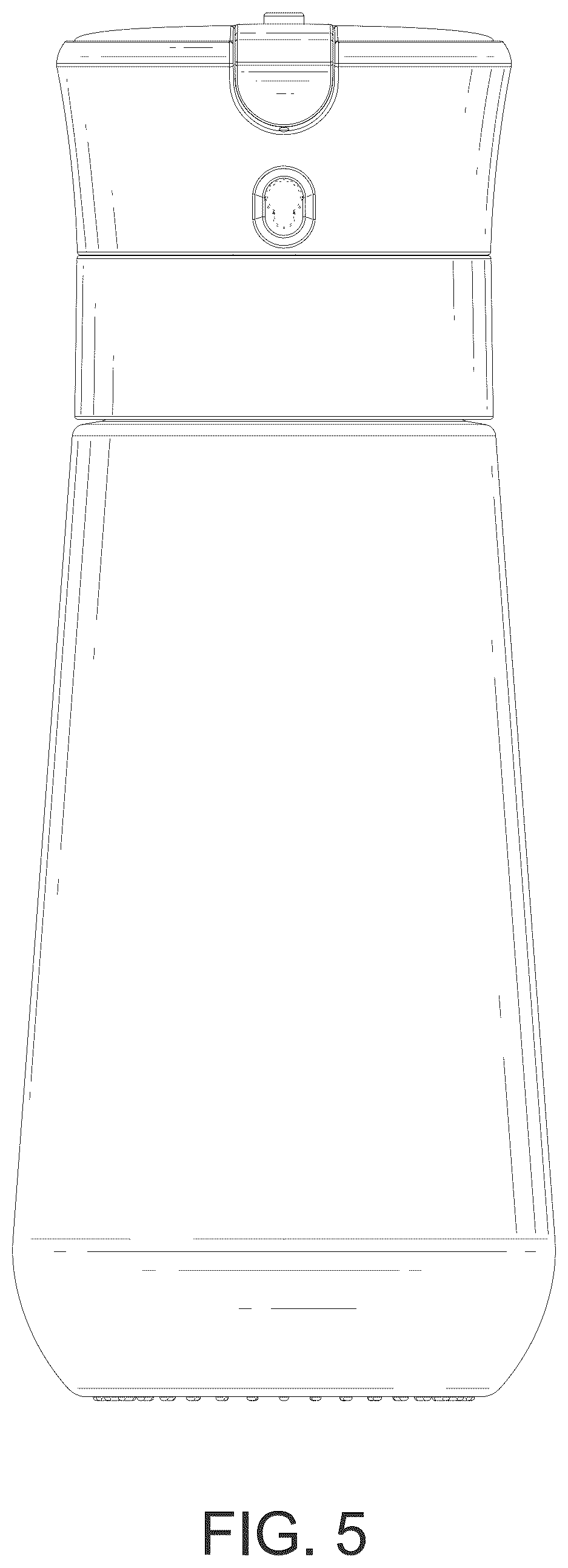 Patent USD1043217 Figure 5 – Oil dispenser bottle