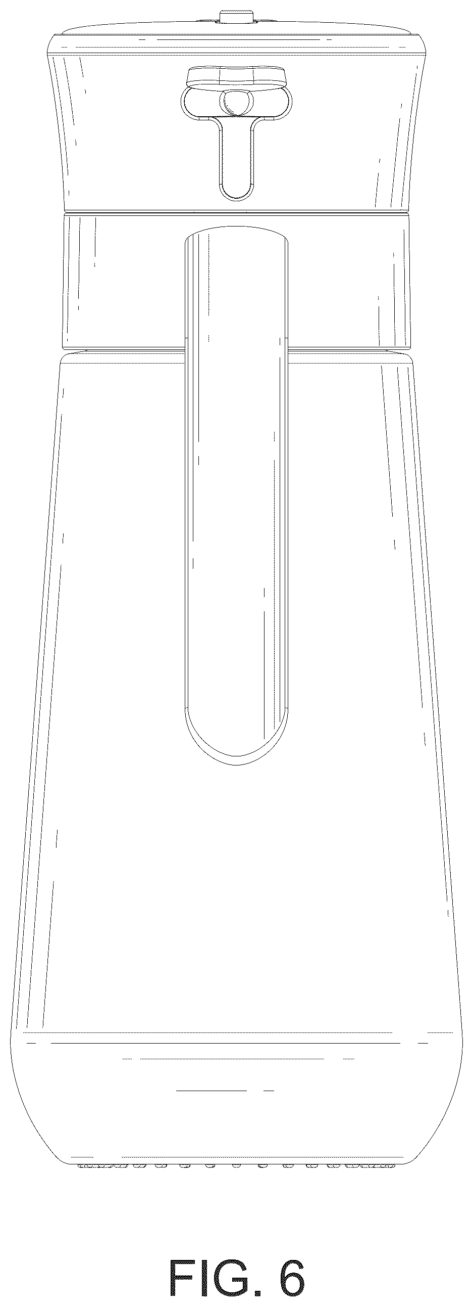 Patent USD1043217 Figure 6 – Oil dispenser bottle