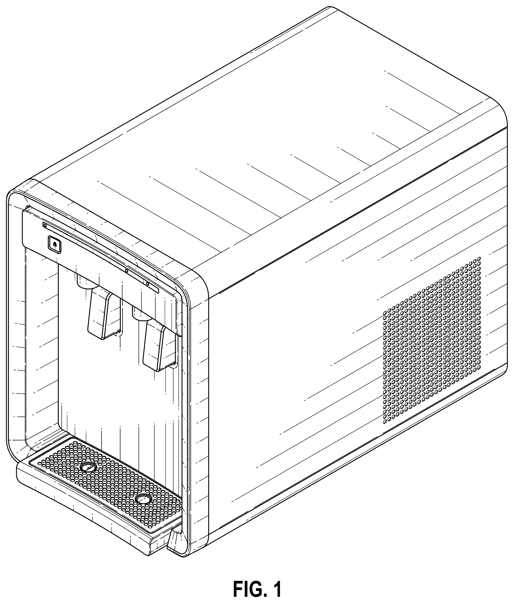 Patent USD1043221 Figure 1 – Dispenser