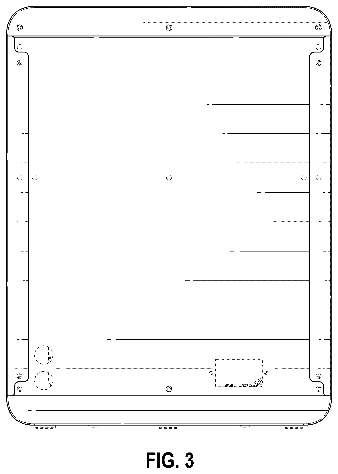 Patent USD1043221 Figure 3 – Dispenser