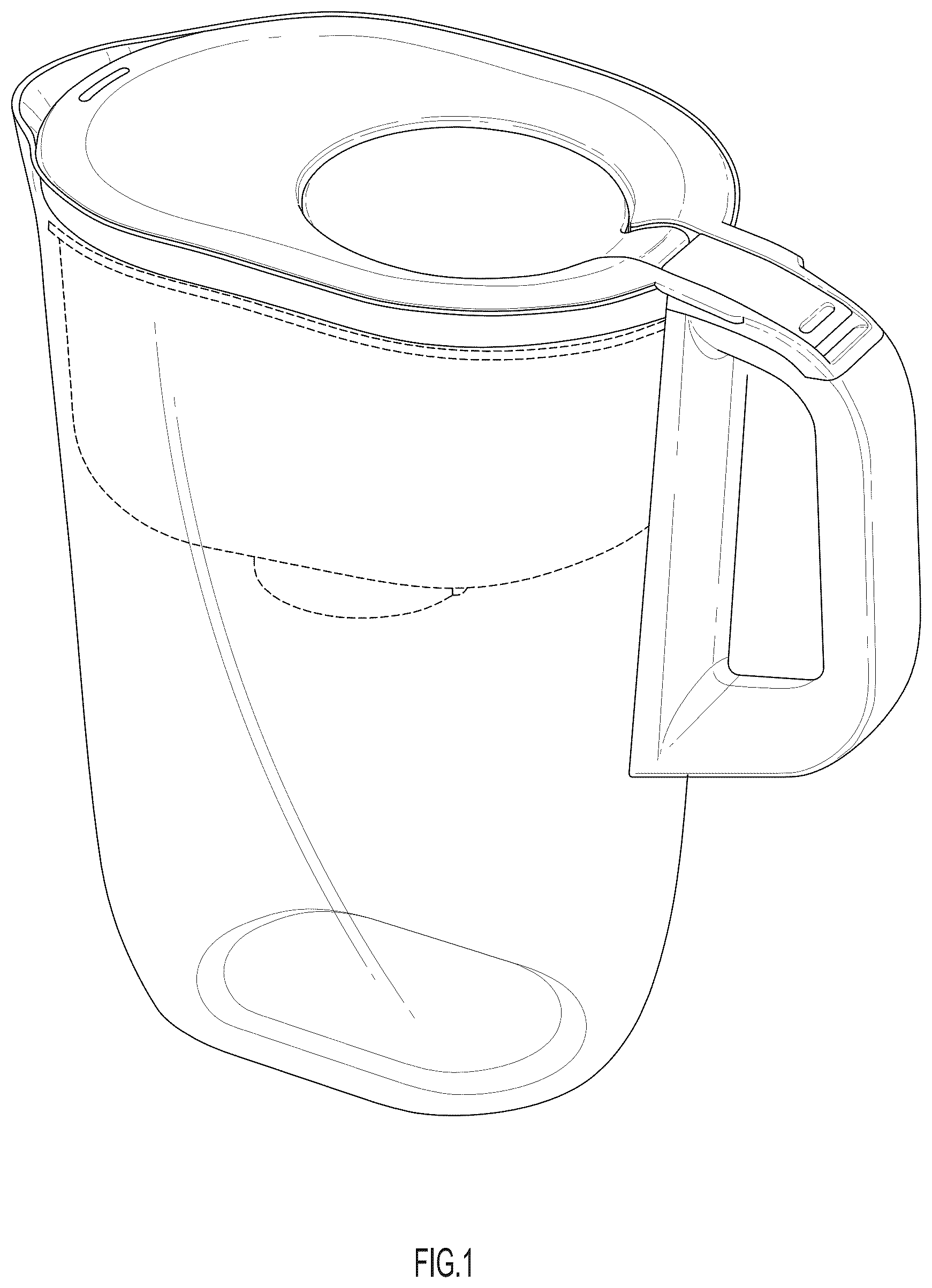 Patent USD1043223 — Water pitcher — Figure 1