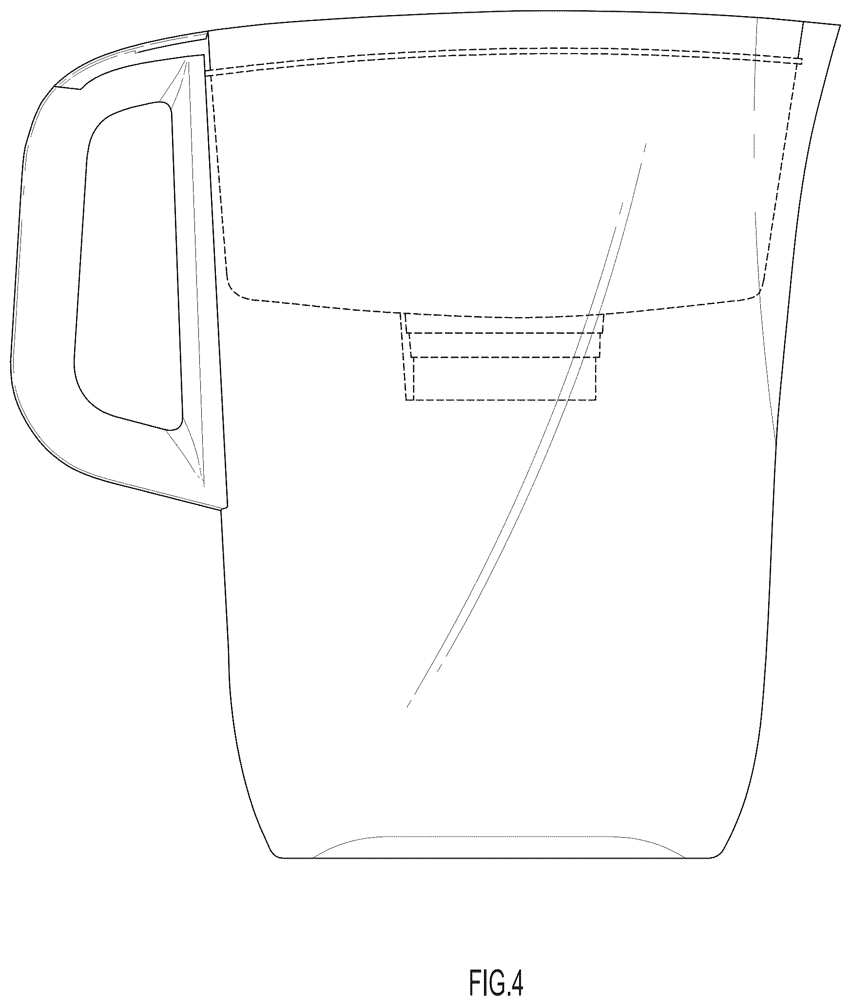 Patent USD1043223 Figure 4 – Water pitcher