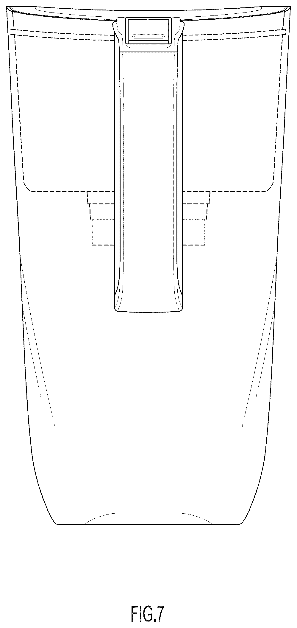 Patent USD1043223 Figure 7 – Water pitcher
