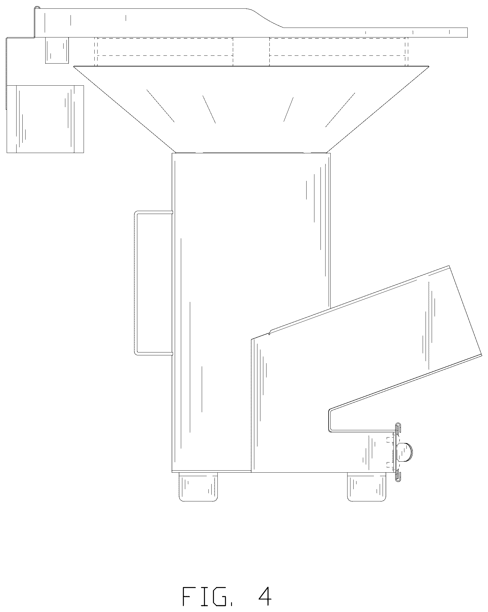 Patent USD1043224 Figure 4 – Grill oven