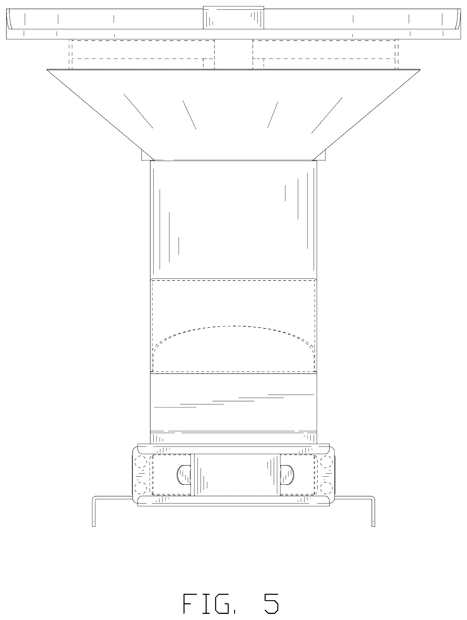 Patent USD1043224 Figure 5 – Grill oven