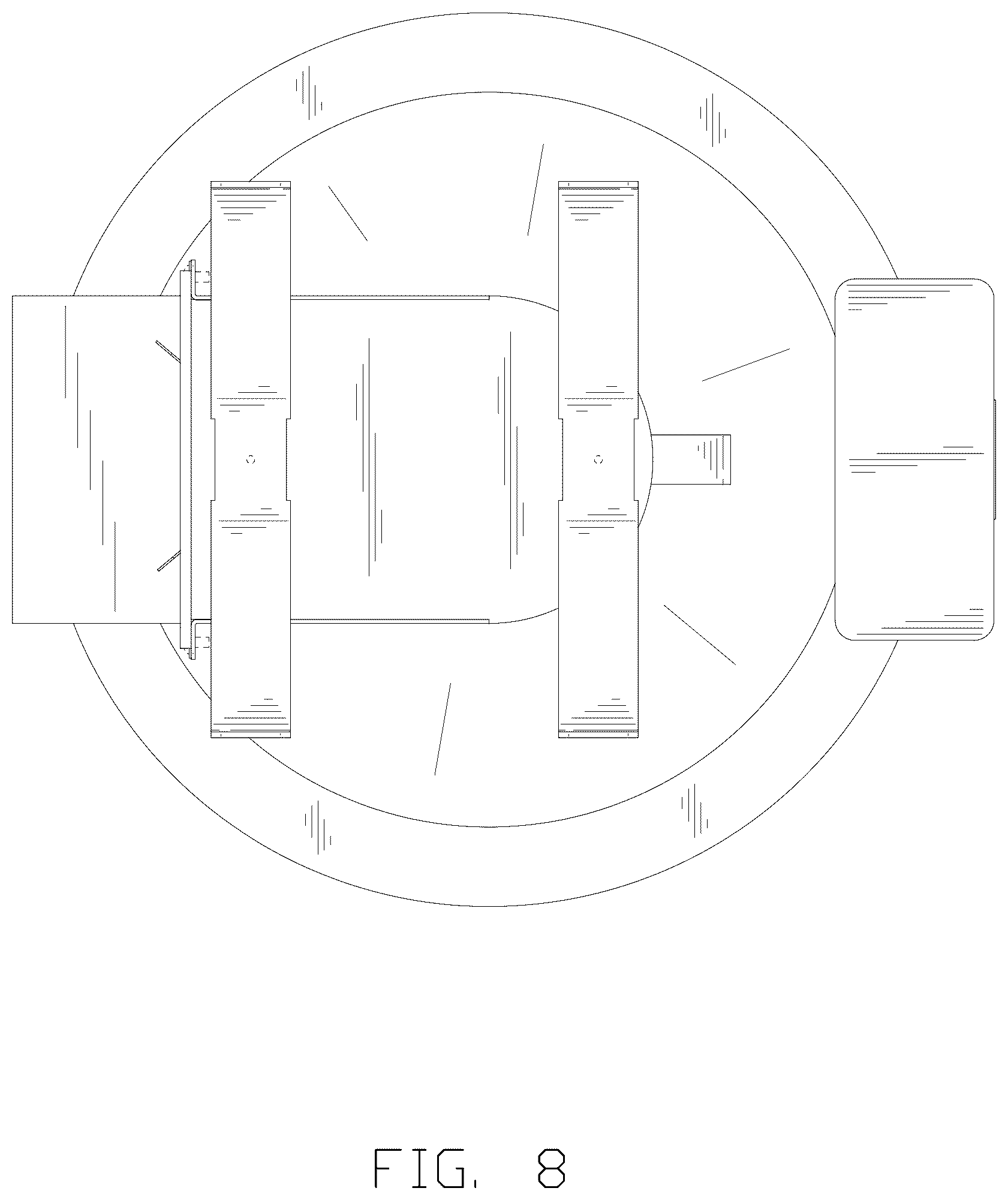 Patent USD1043224 Figure 8 – Grill oven