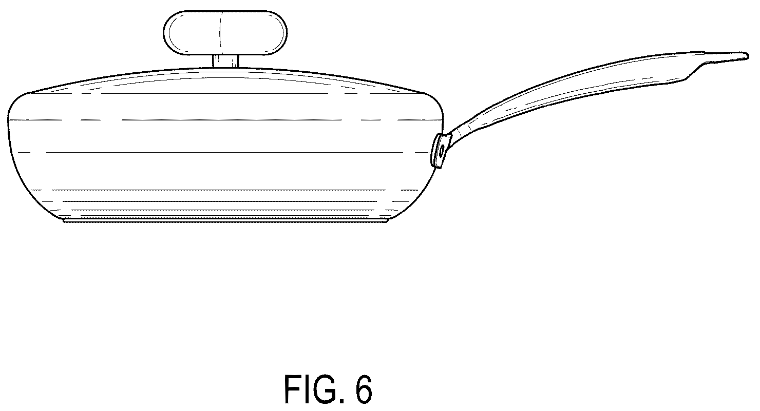 Patent USD1043229 Figure 6 – Frying pan