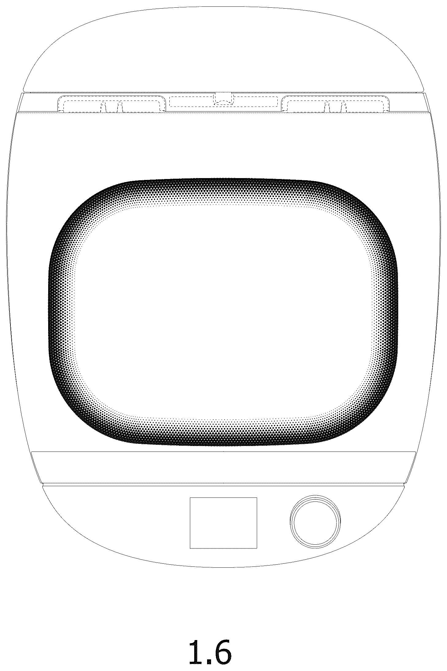 Patent USD1043230 Figure 6 – Electric cooker