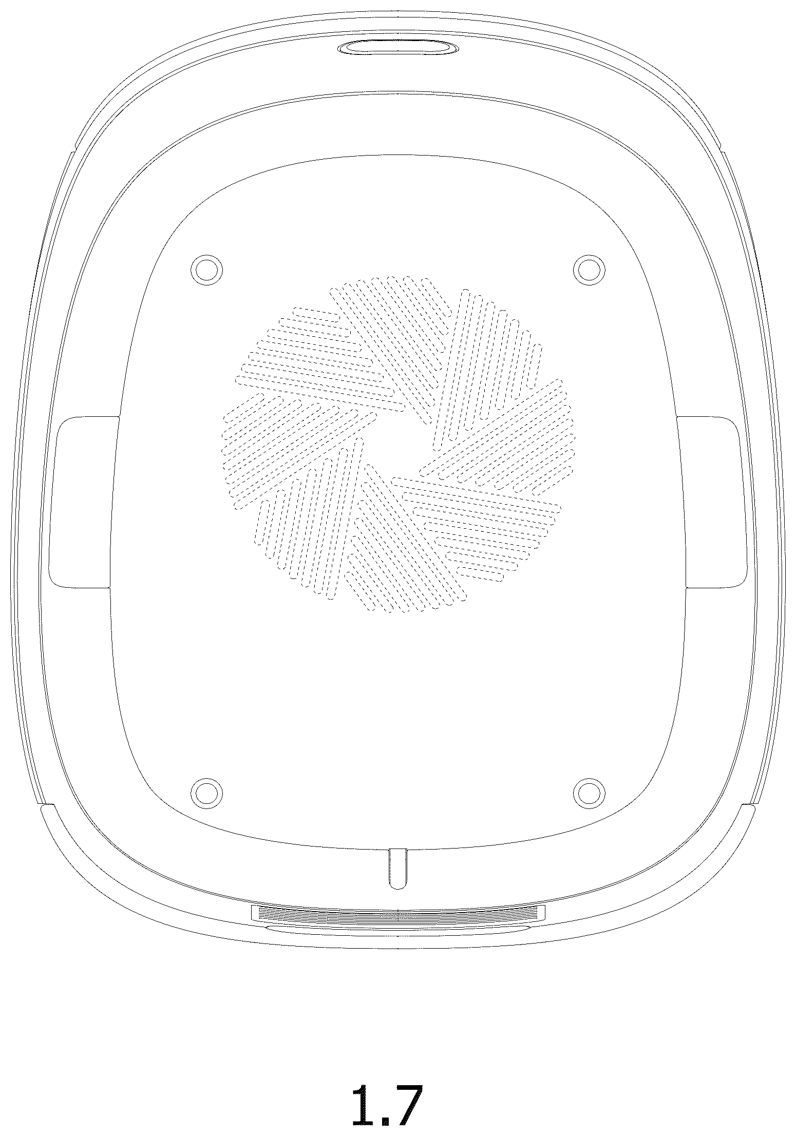 Patent USD1043230 Figure 7 – Electric cooker