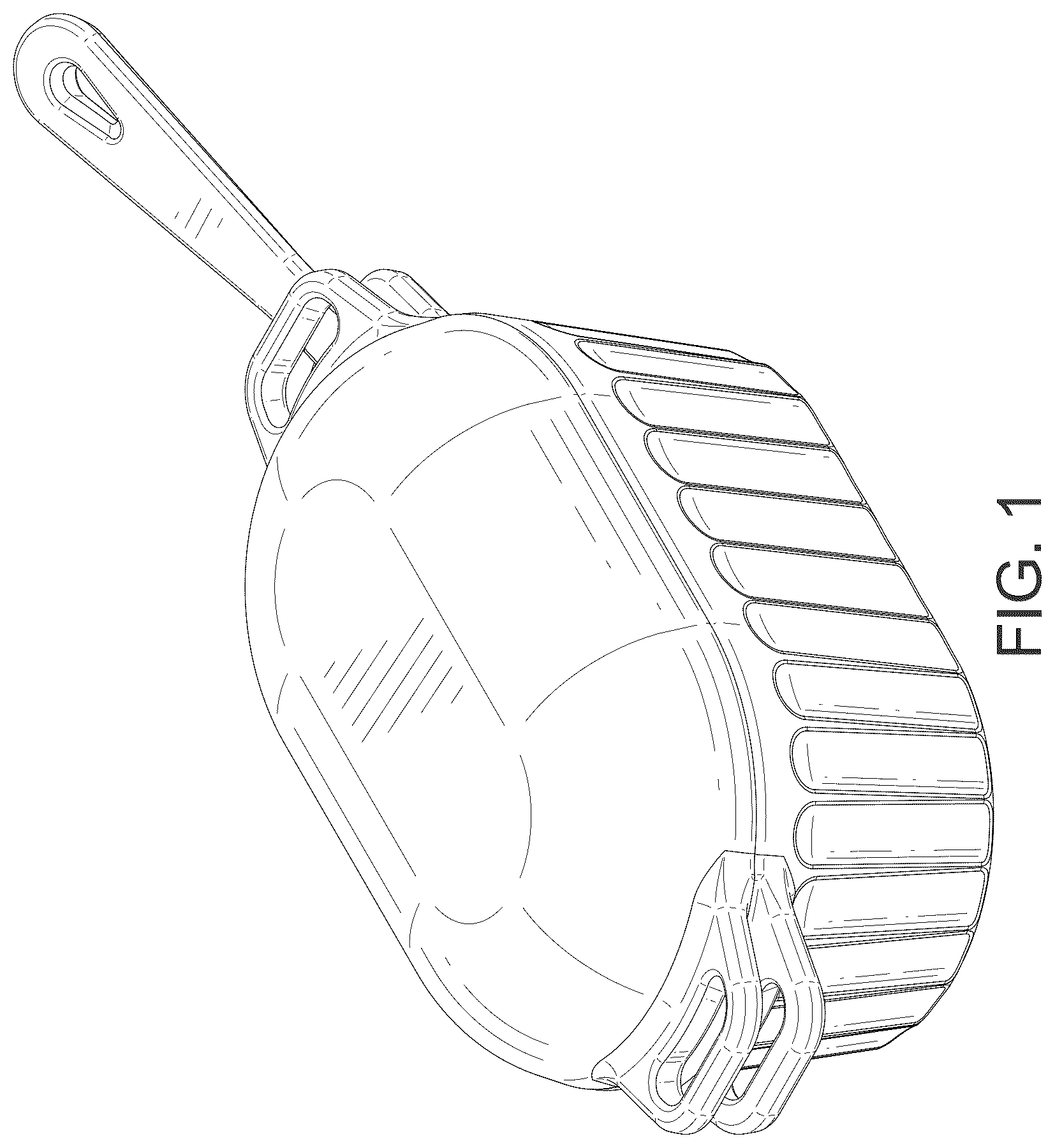 Patent USD1043231 Figure 1 – Cast iron pot