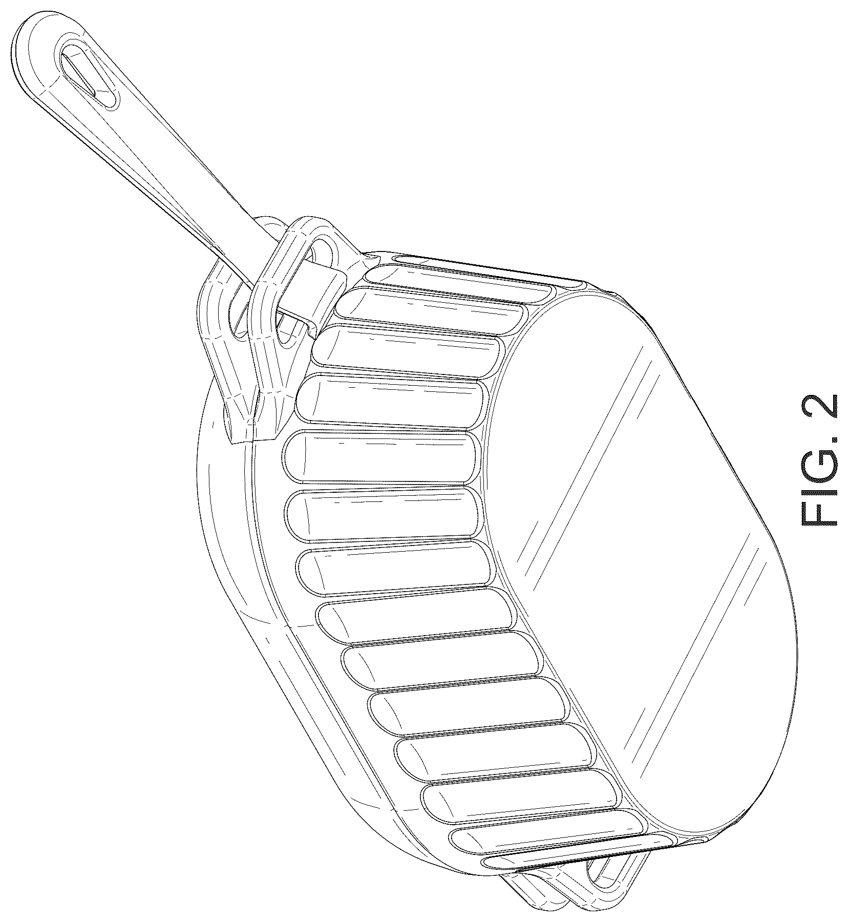Patent USD1043231 Figure 2 – Cast iron pot