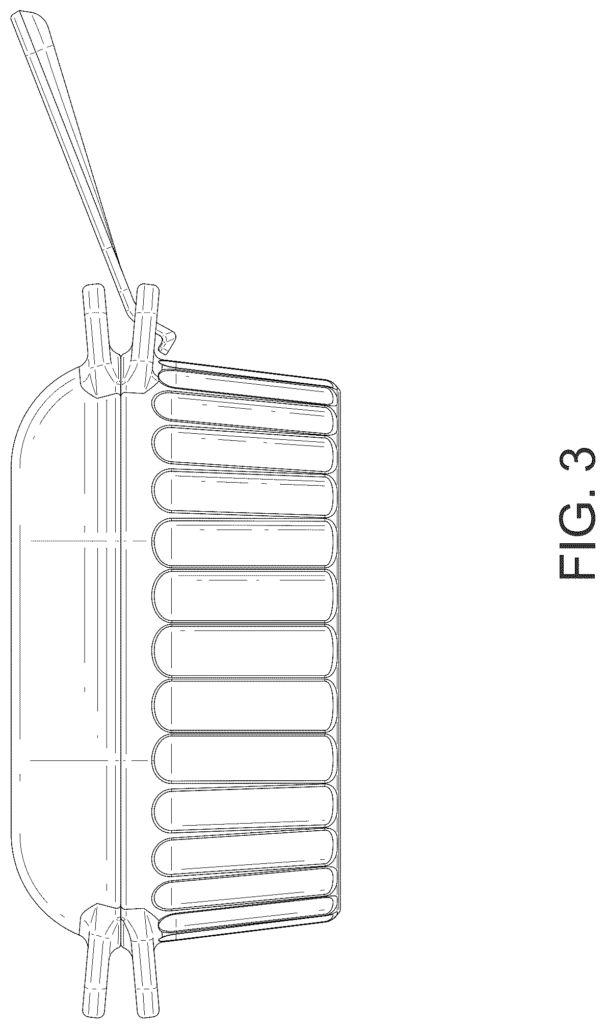 Patent USD1043231 Figure 3 – Cast iron pot