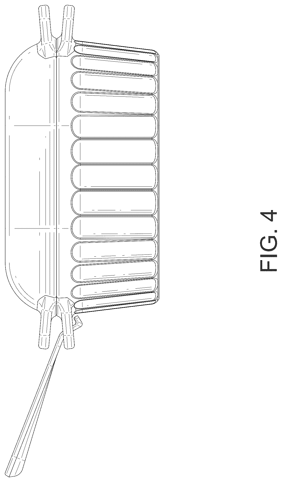 Patent USD1043231 Figure 4 – Cast iron pot
