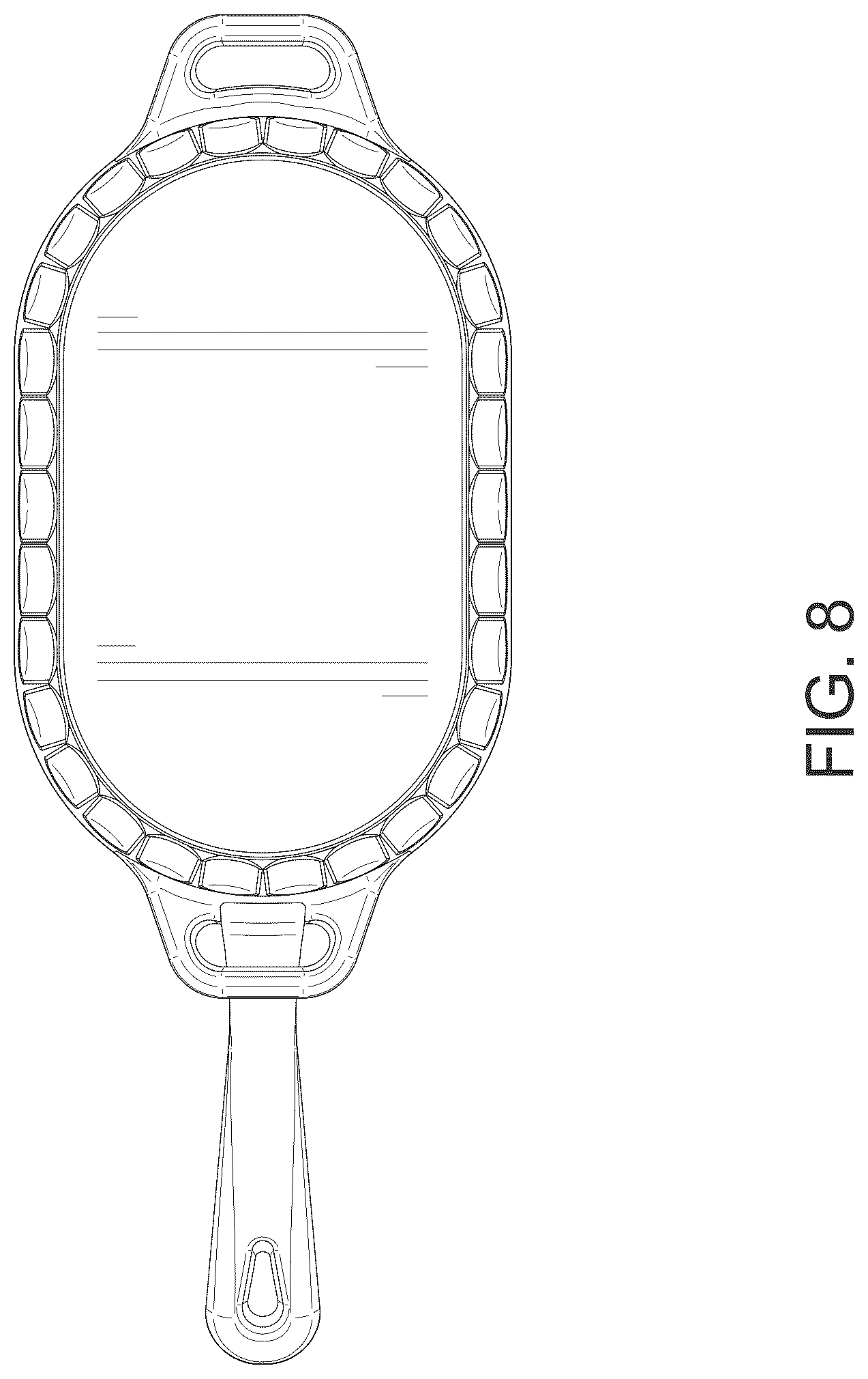 Patent USD1043231 Figure 8 – Cast iron pot