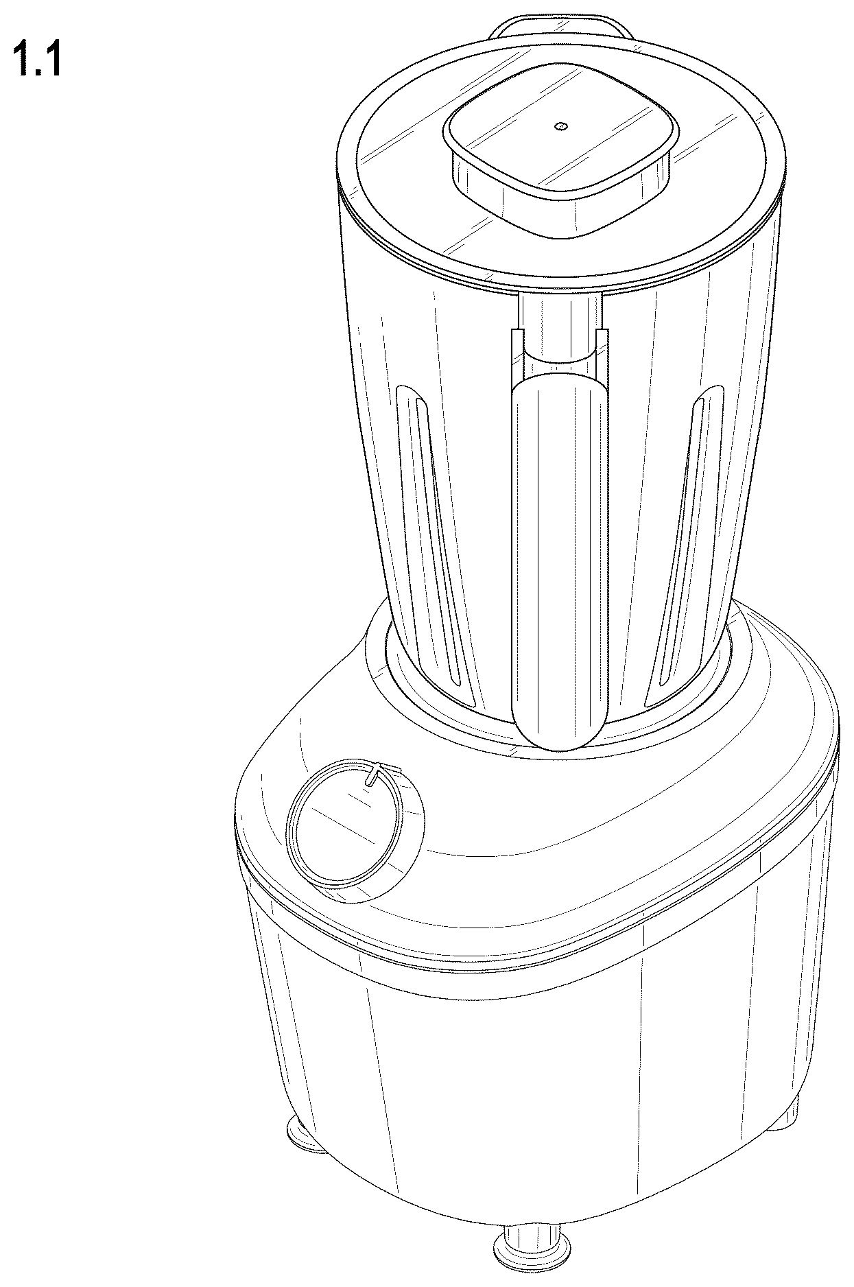 Patent USD1043232 Figure 1 – Blender