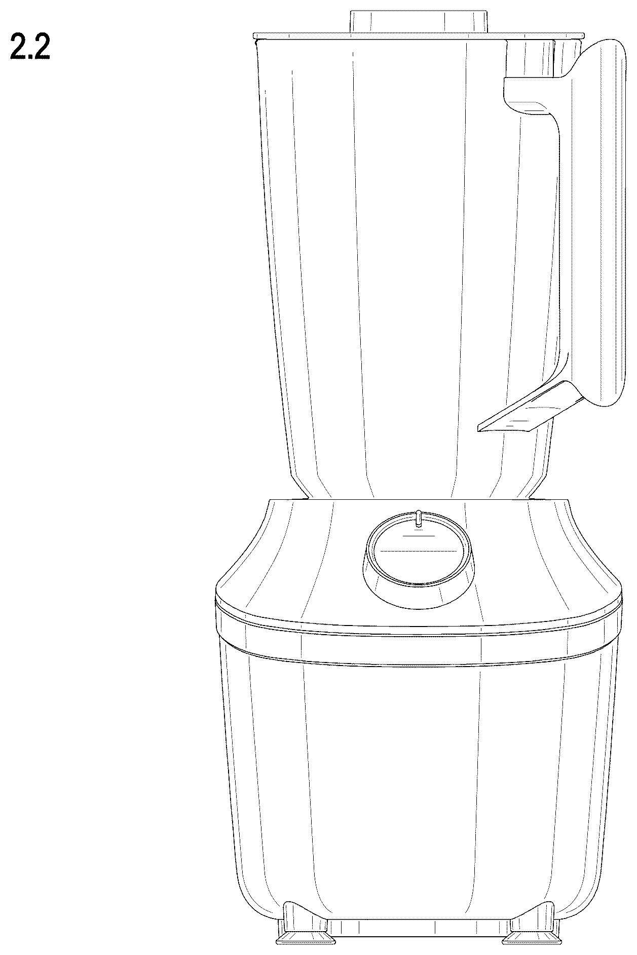 Patent USD1043232 Figure 9 – Blender