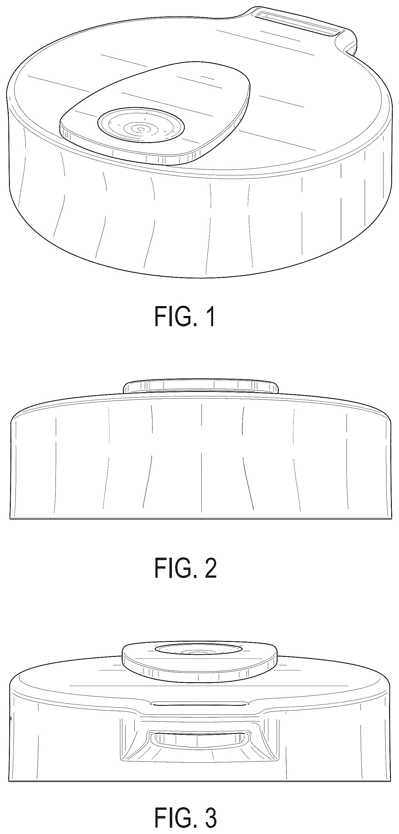 Patent USD1043236 Figure 1 – Portable blender lid
