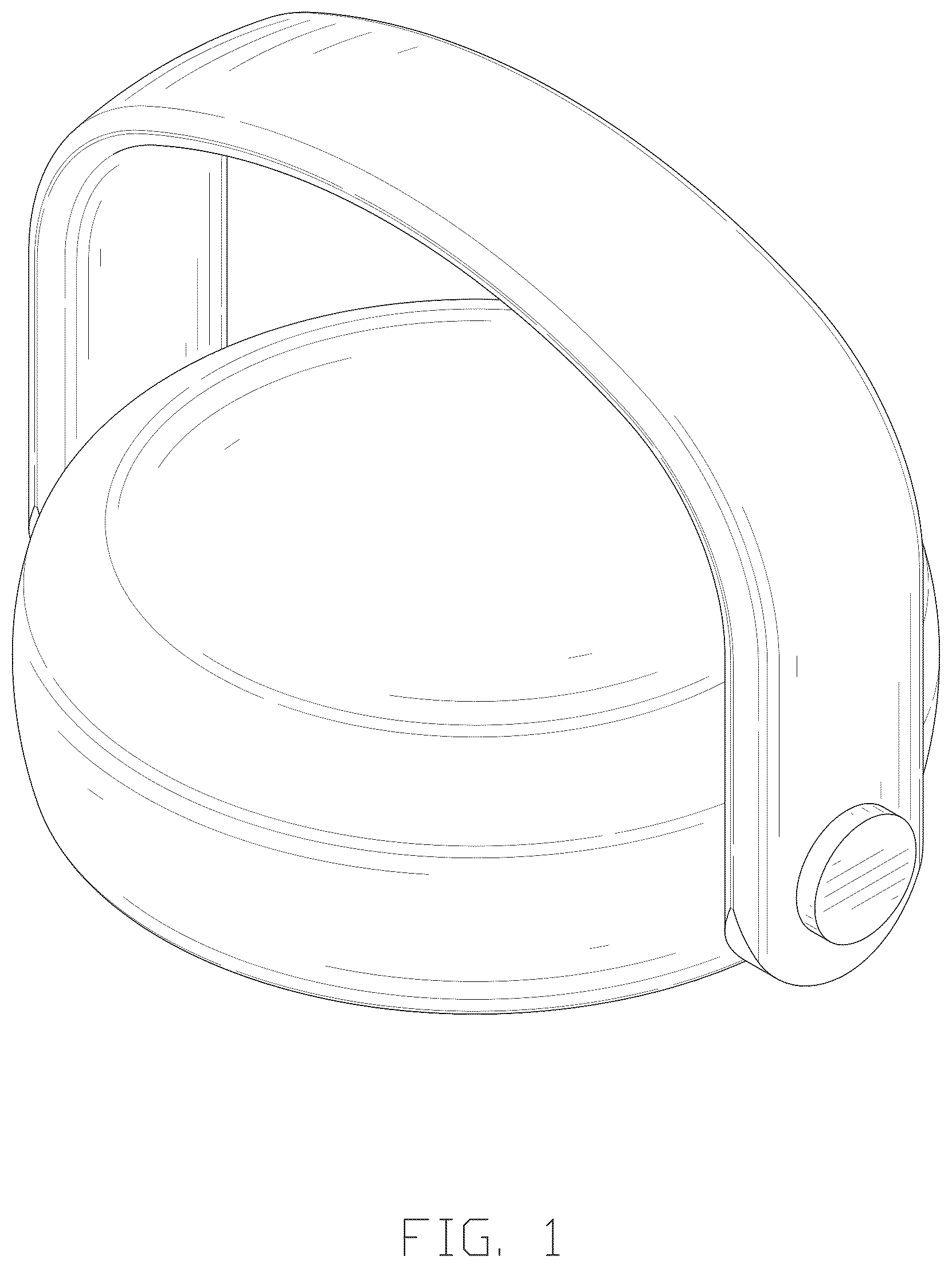 Patent USD1043237 Figure 1 – Bottle lid