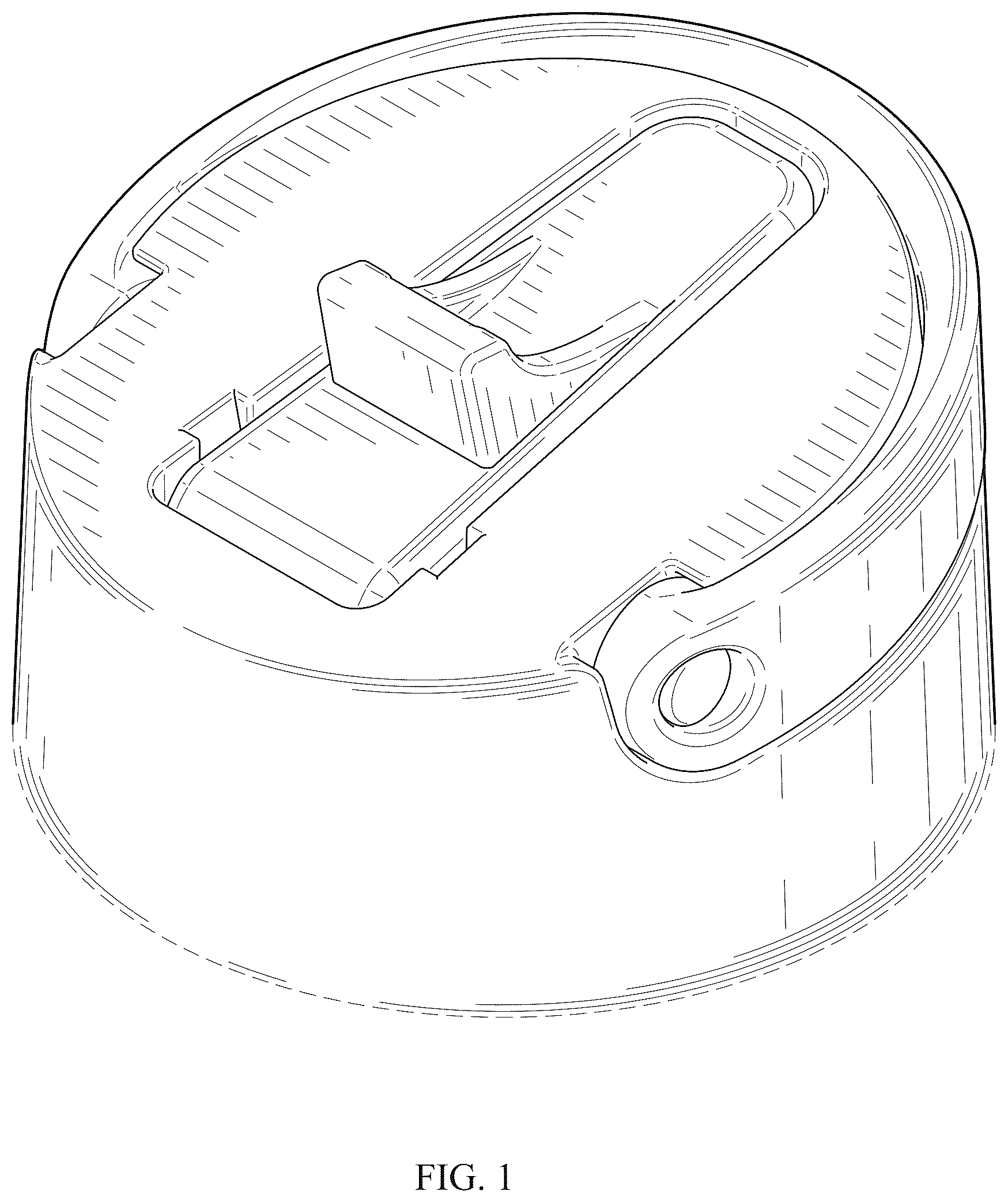 Patent USD1043238 Figure 1 – Lid for beverage container