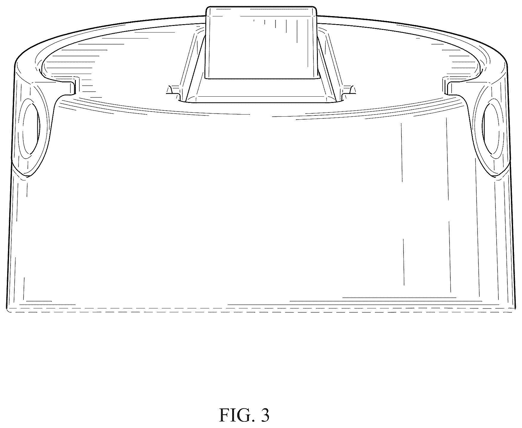 Patent USD1043238 Figure 3 – Lid for beverage container
