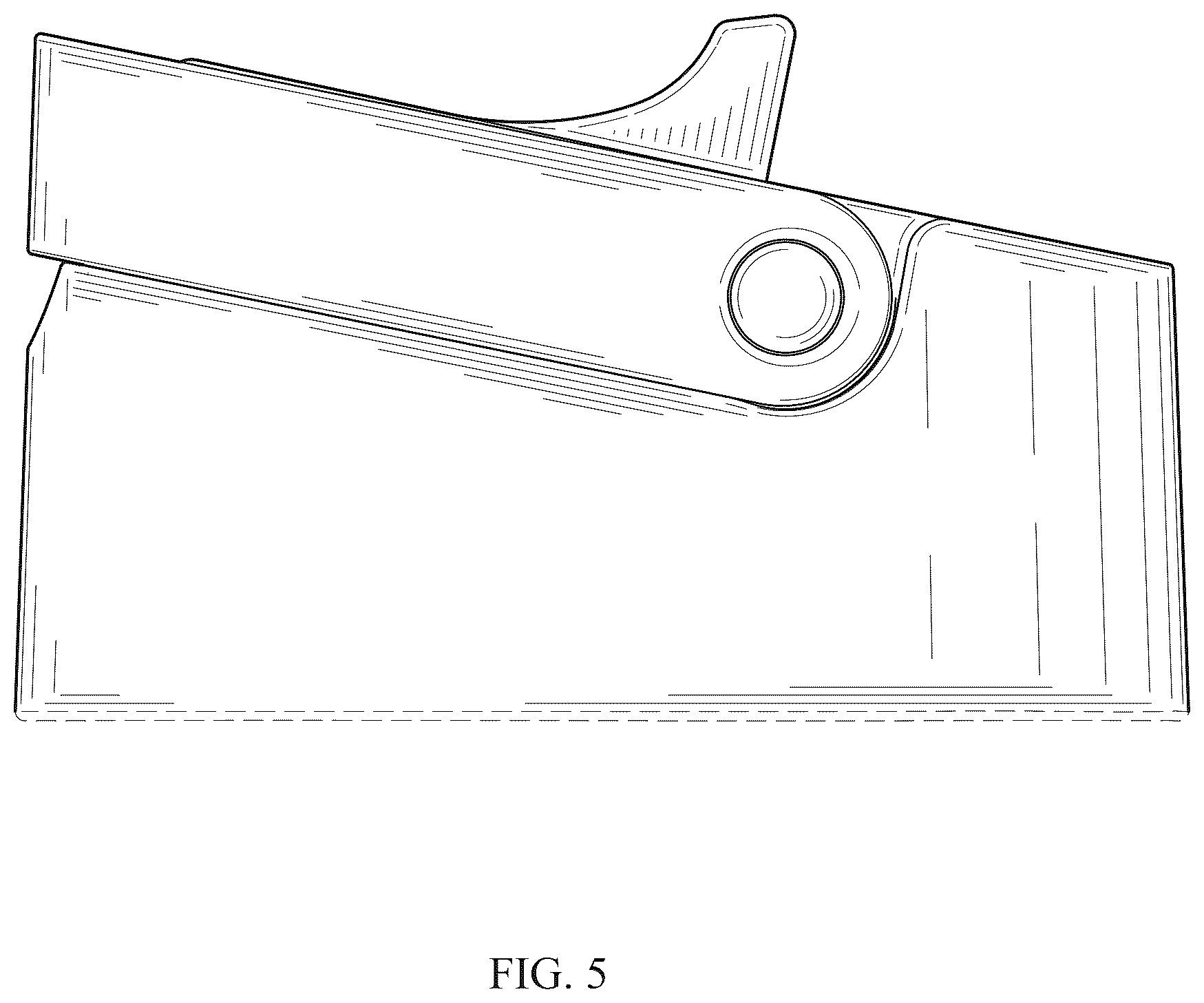 Patent USD1043238 Figure 5 – Lid for beverage container
