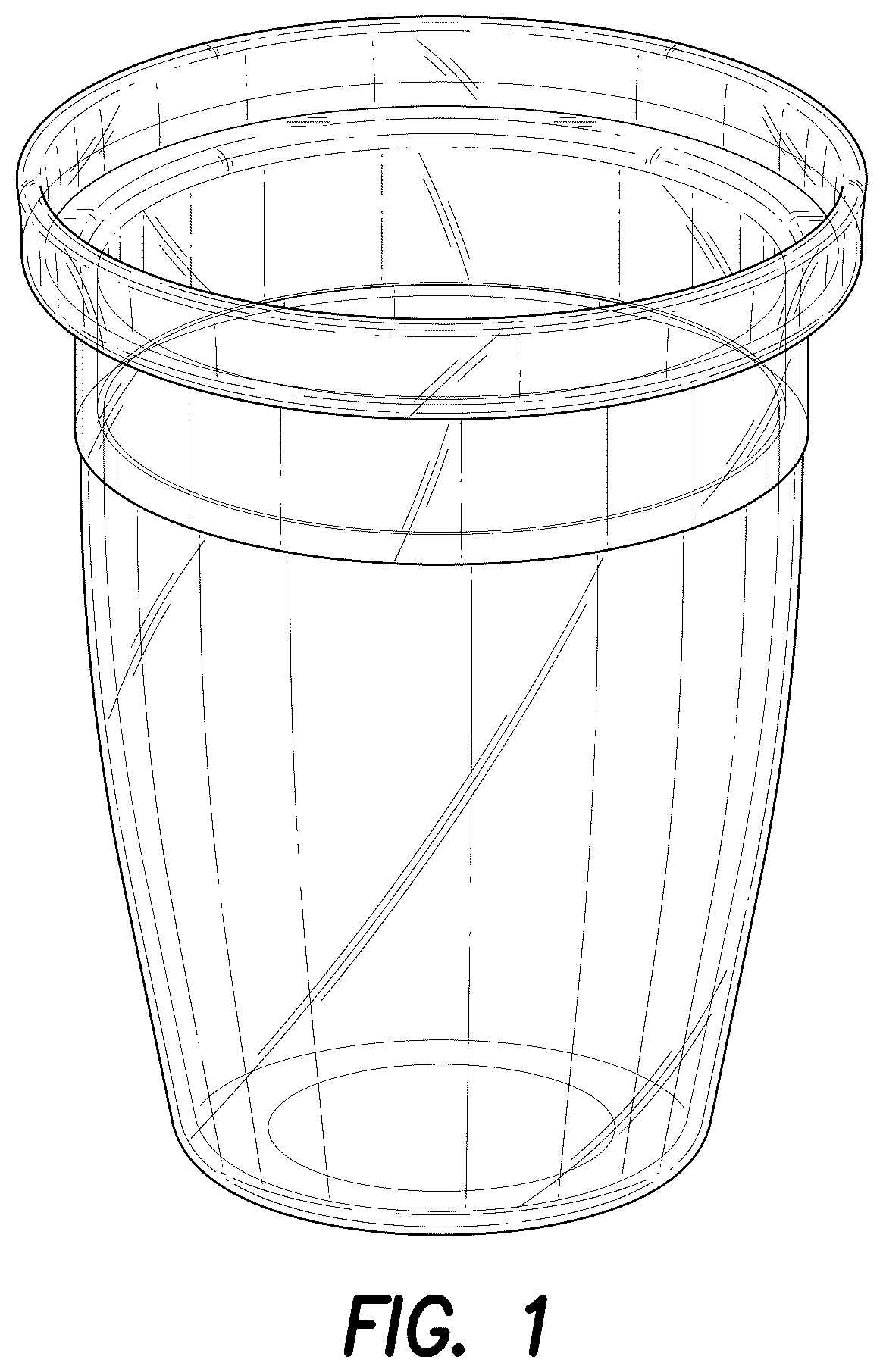 Patent USD1043240 Figure 1 – Mug insert