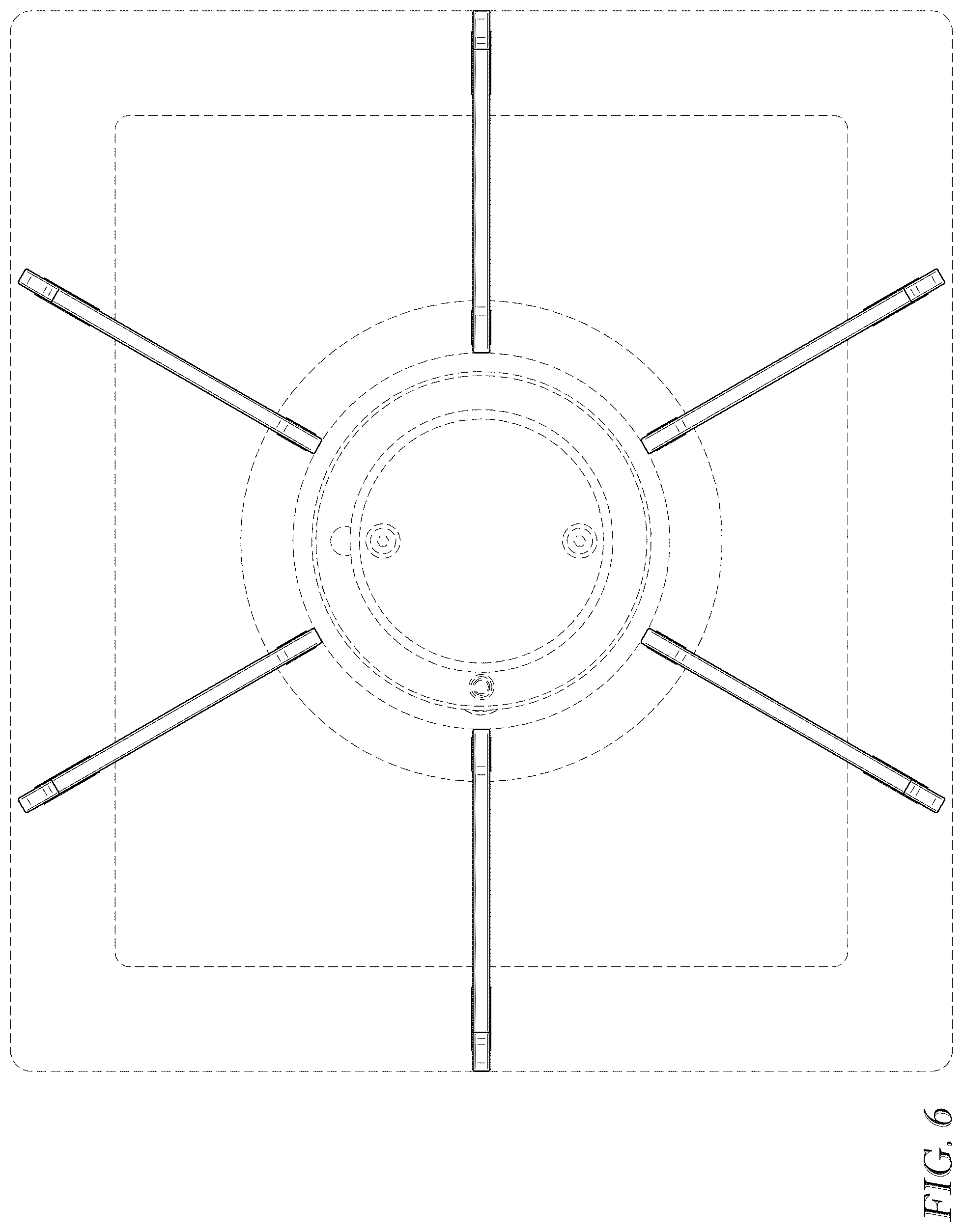 Patent USD1043243 Figure 4 – Cooktop grate