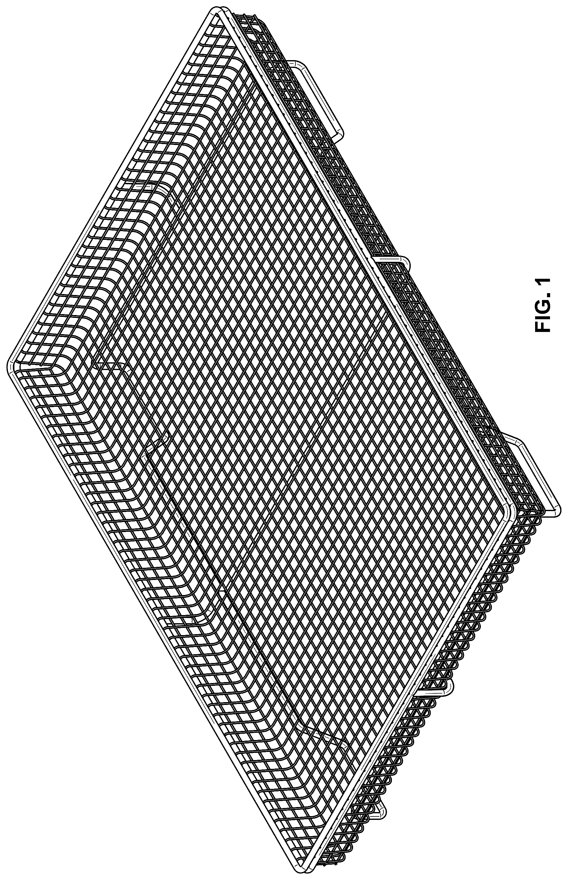 Patent USD1043244 Figure 1 – Air fryer basket