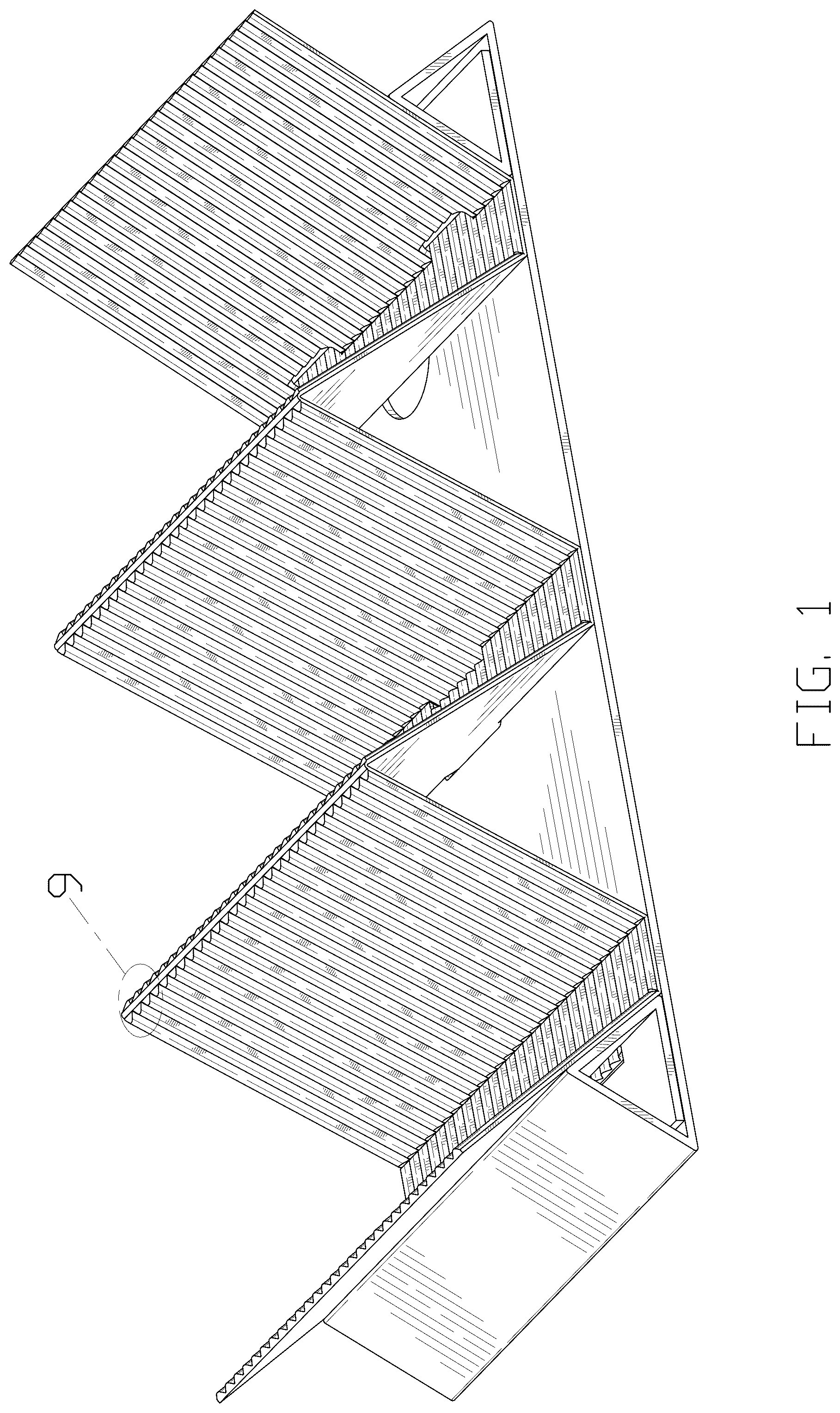Patent USD1043245 Figure 1 – Disposable taco holder