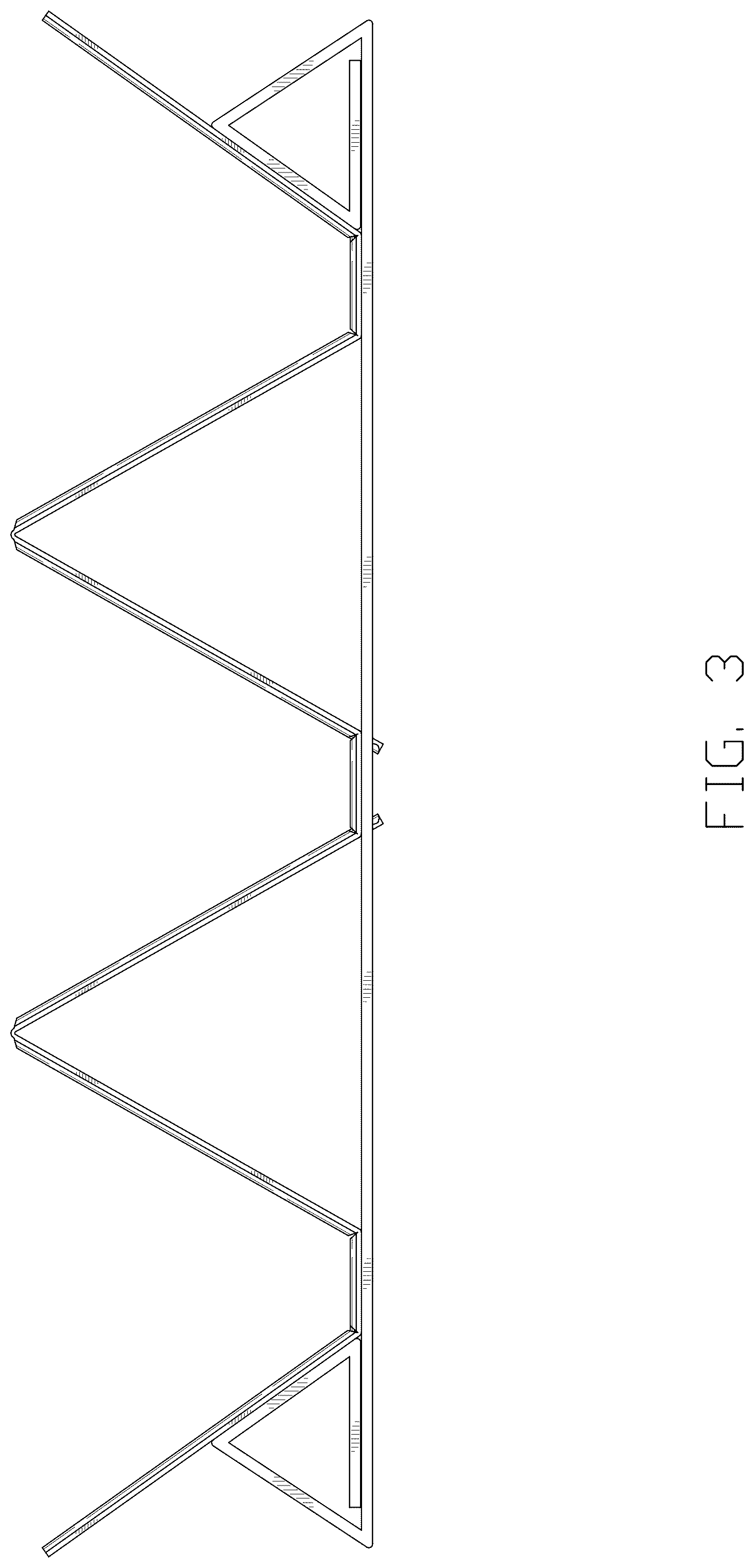 Patent USD1043245 Figure 3 – Disposable taco holder