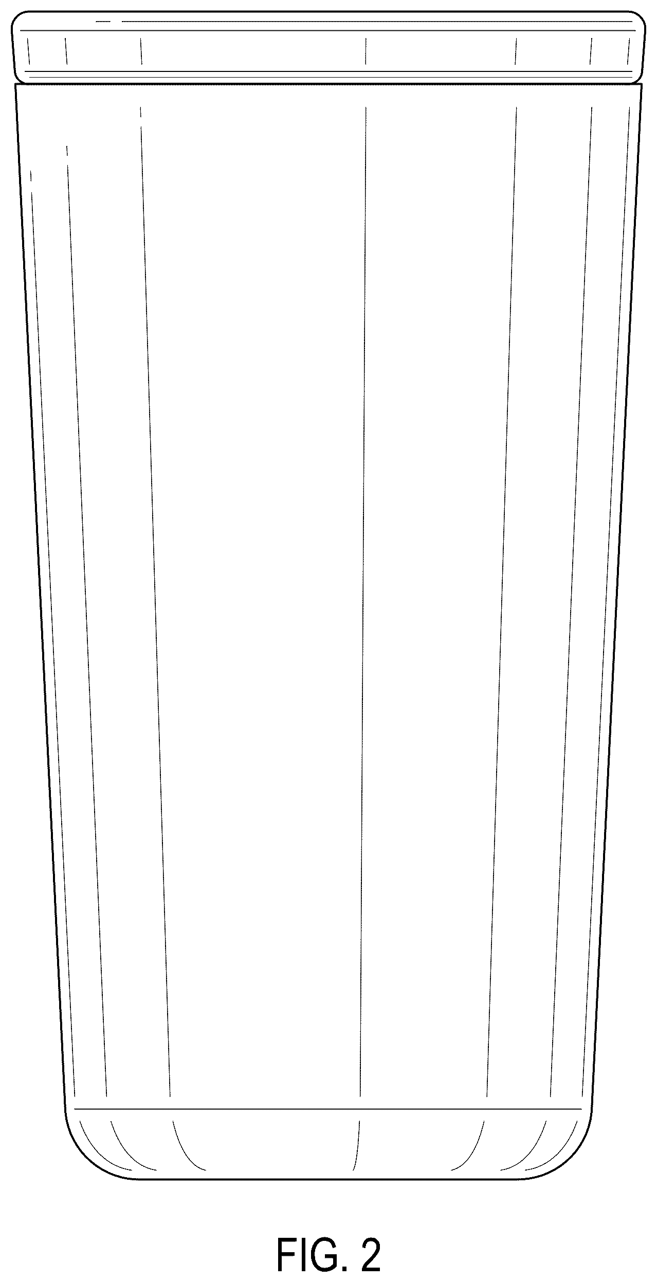 Patent USD1043248 Figure 2 – Tumbler