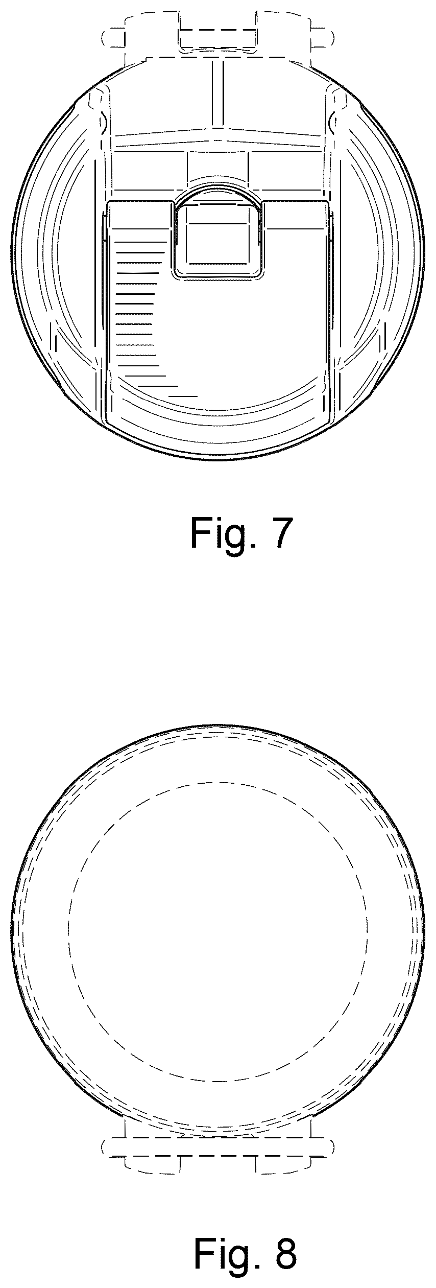 Patent USD1043249 Figure 7 – Beverage container