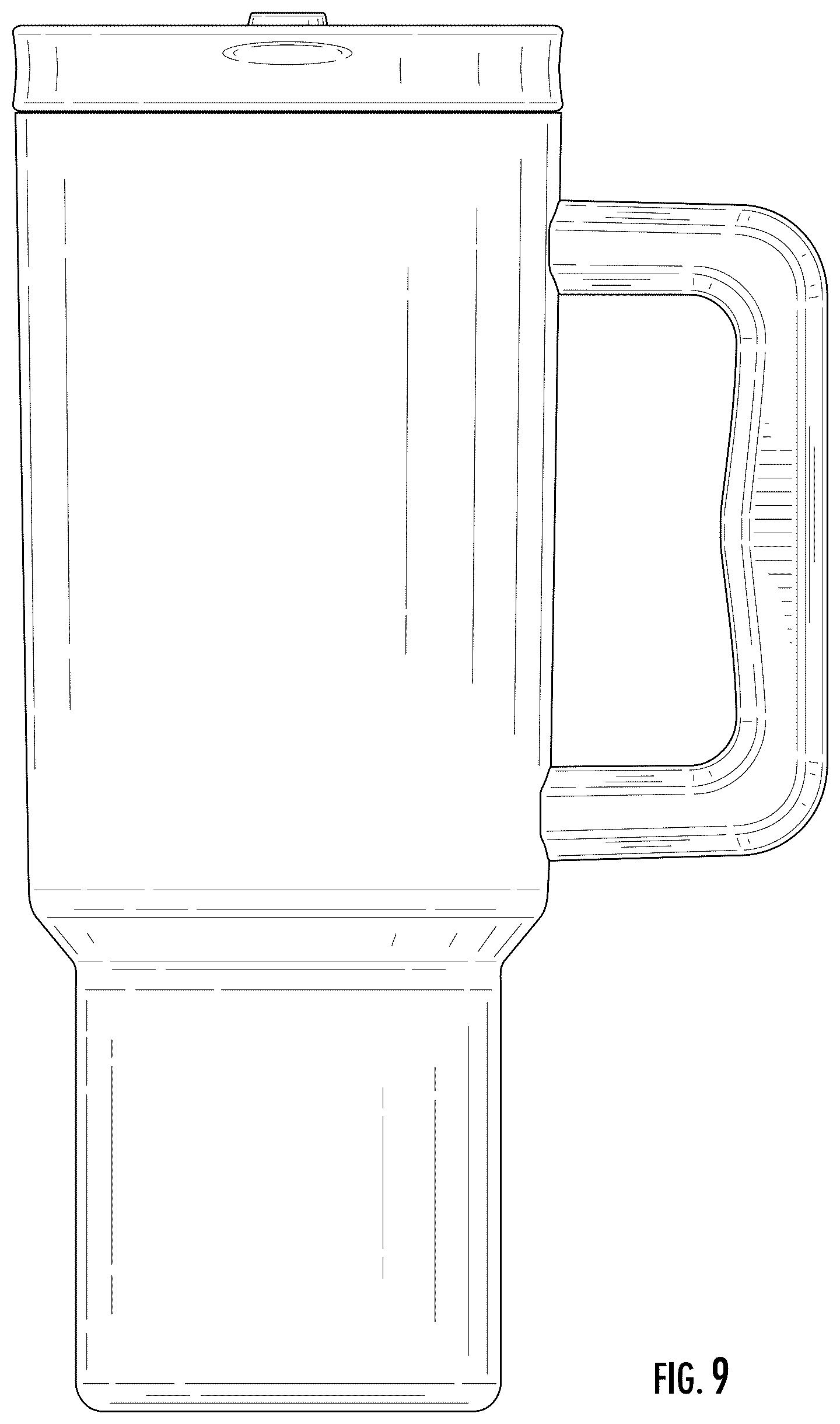 Patent USD1043250 Figure 8 – Tumbler