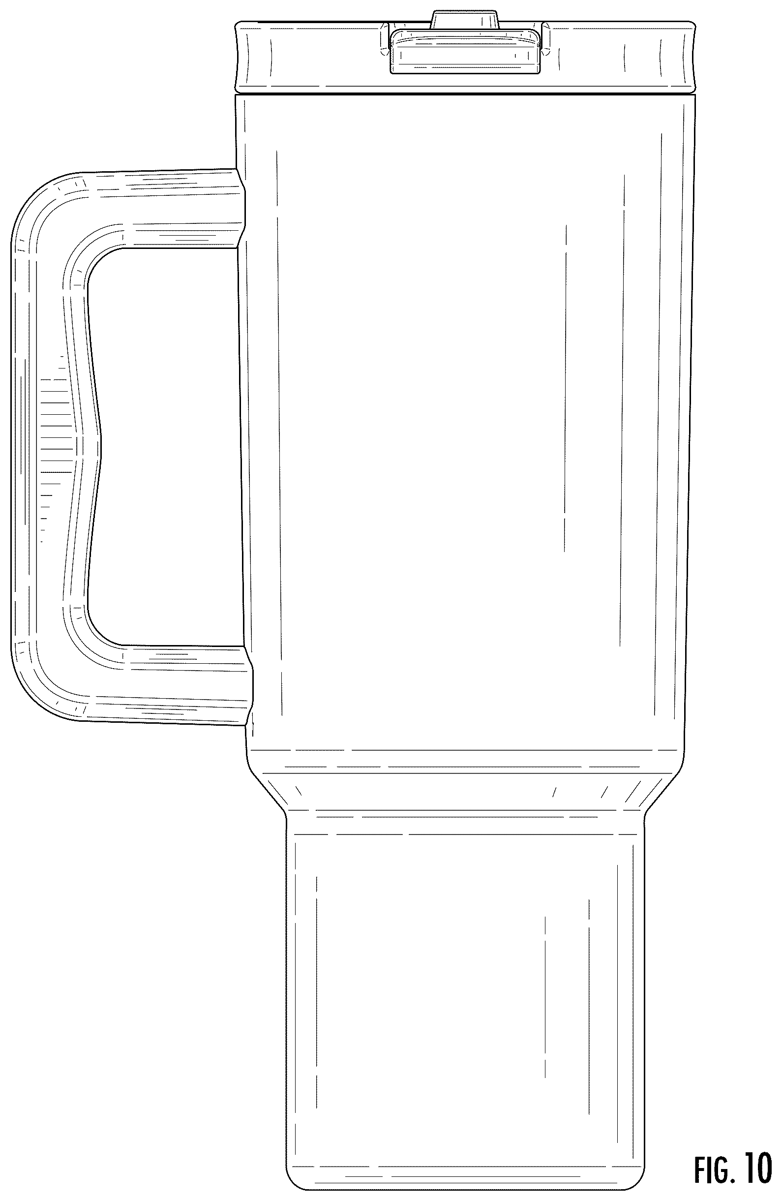 Patent USD1043250 Figure 9 – Tumbler