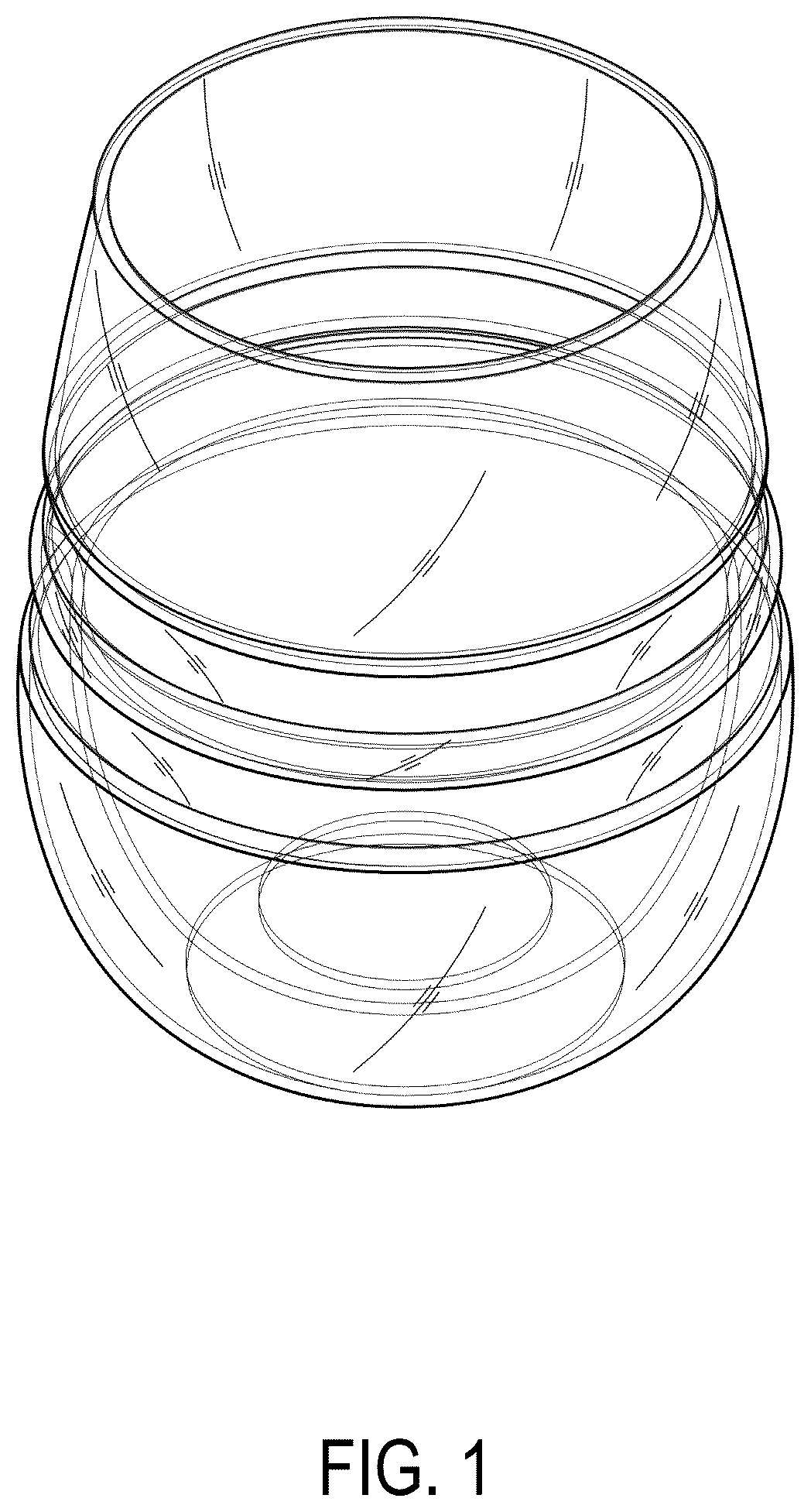Patent USD1043251 Figure 1 – Tumbler