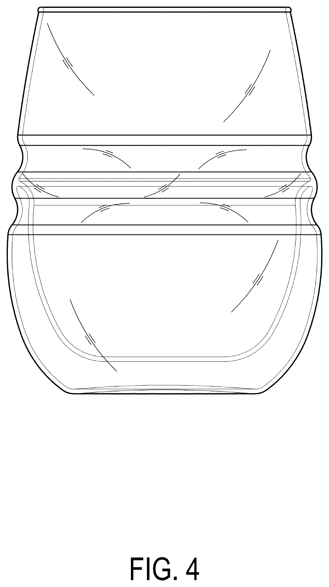 Patent USD1043251 Figure 4 – Tumbler