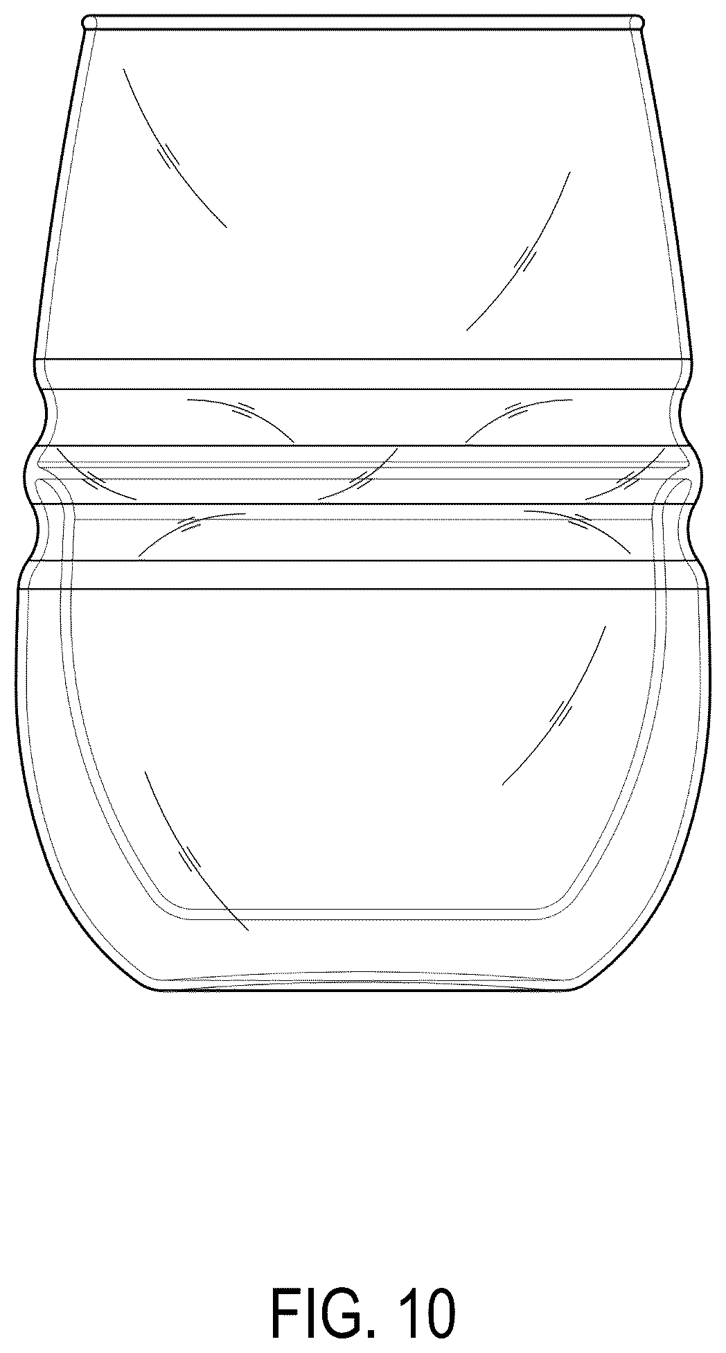 Patent USD1043251 Figure 10 – Tumbler