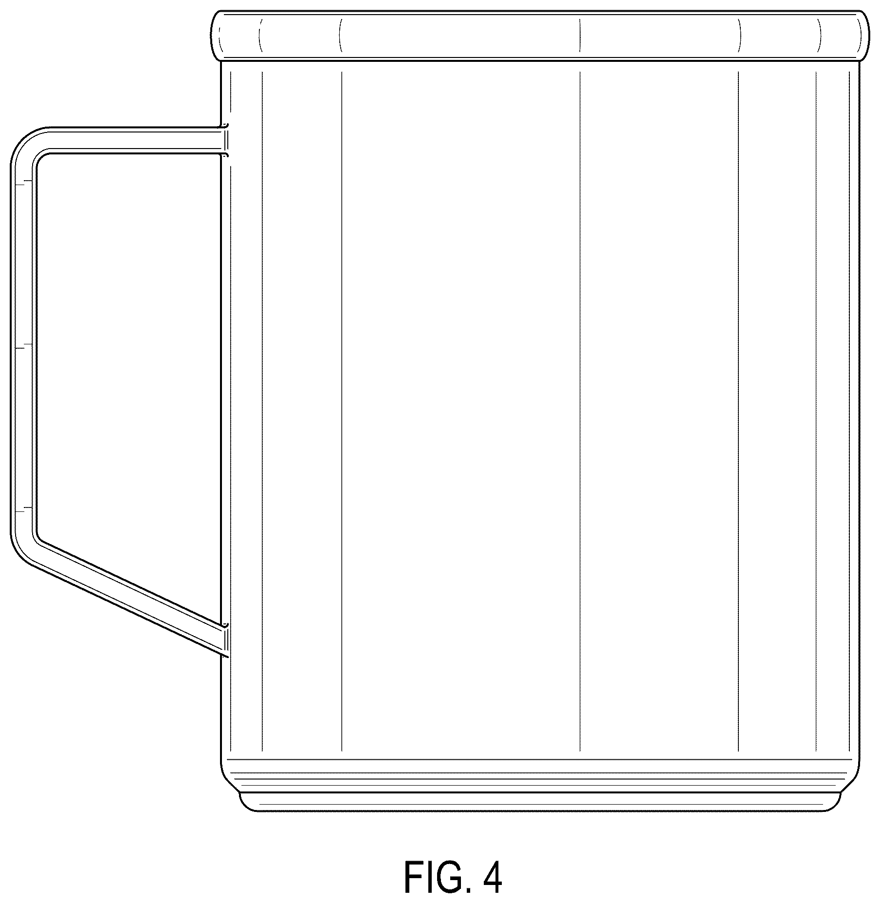 Patent USD1043252 Figure 4 – Camp mug
