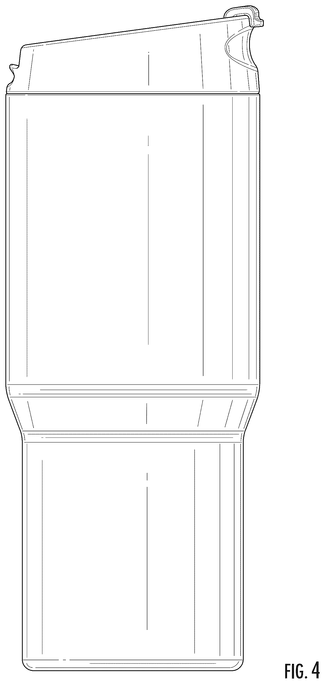 Patent USD1043254 Figure 4 – Beverageware