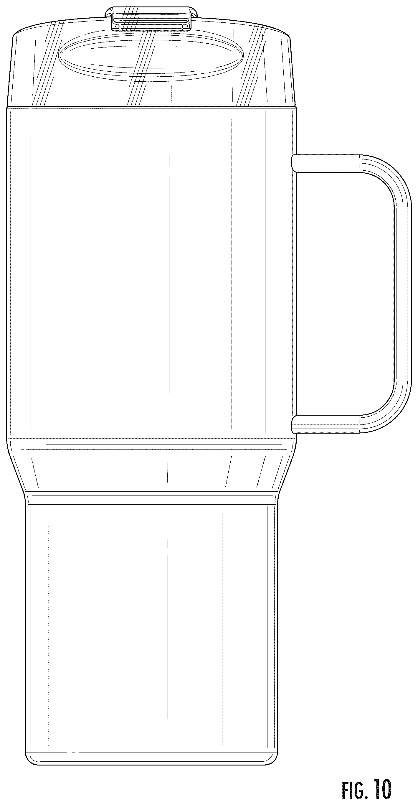 Patent USD1043254 Figure 9 – Beverageware