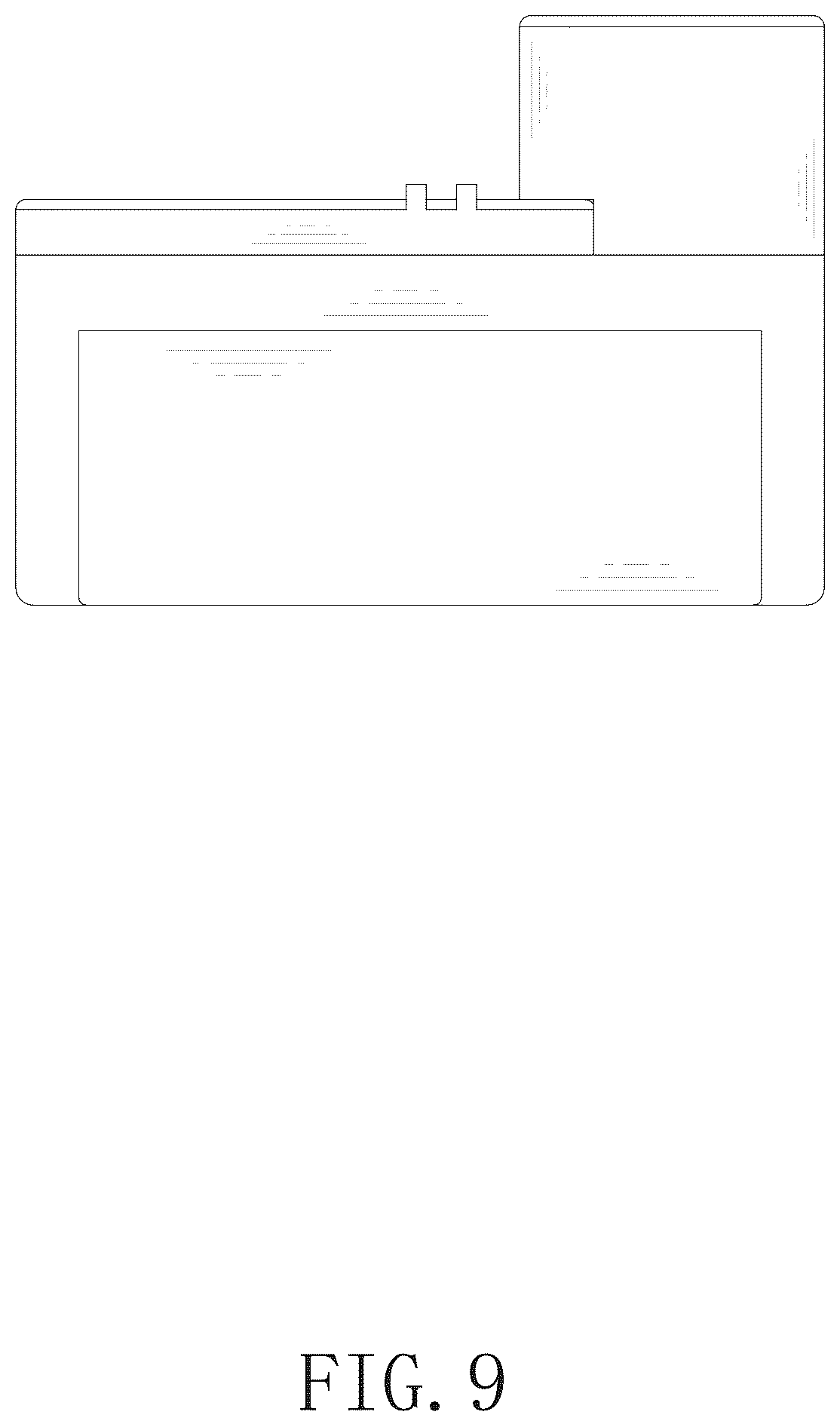 Patent USD1043256 Figure 9 – Cup holder tray