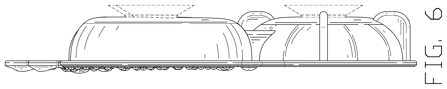Patent USD1043257 Figure 6 – Food plate