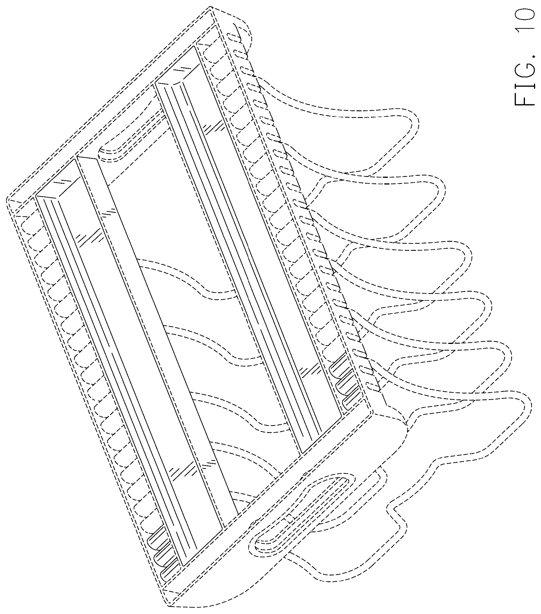 Patent USD1043258 Figure 8 – Kitchenware rack base